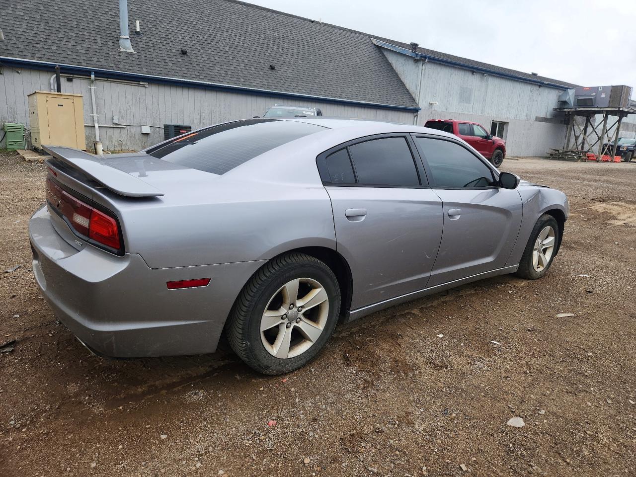 2014 Dodge Charger Sxt Silver vin: 2C3CDXHG2EH227662