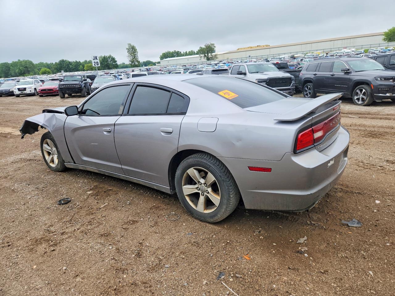 2014 Dodge Charger Sxt Silver vin: 2C3CDXHG2EH227662