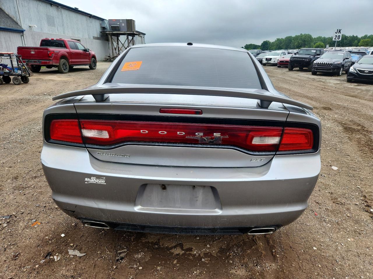 2014 Dodge Charger Sxt Silver vin: 2C3CDXHG2EH227662