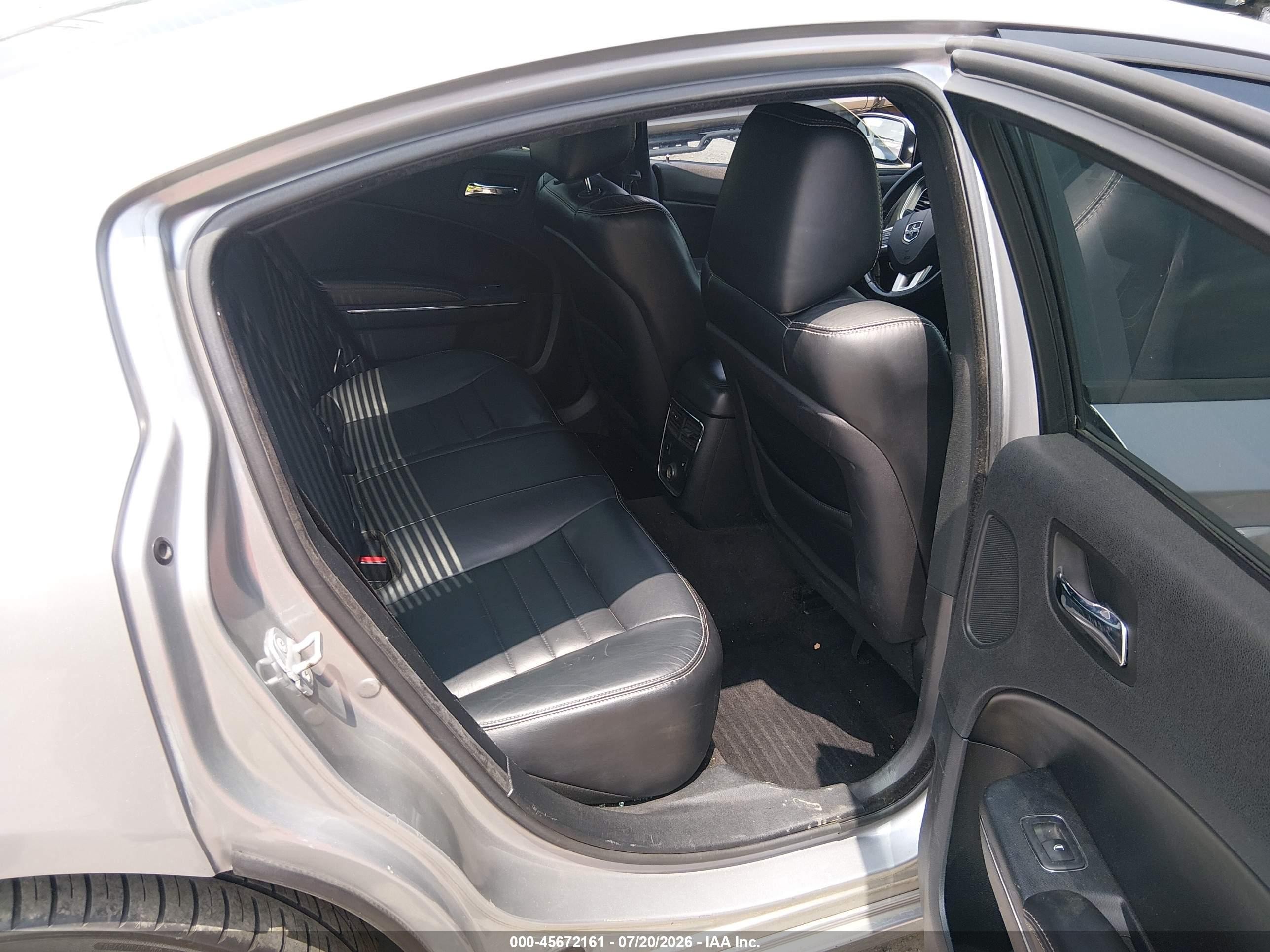 2014 Dodge Charger Sxt Plus Gray vin: 2C3CDXHG2EH279700