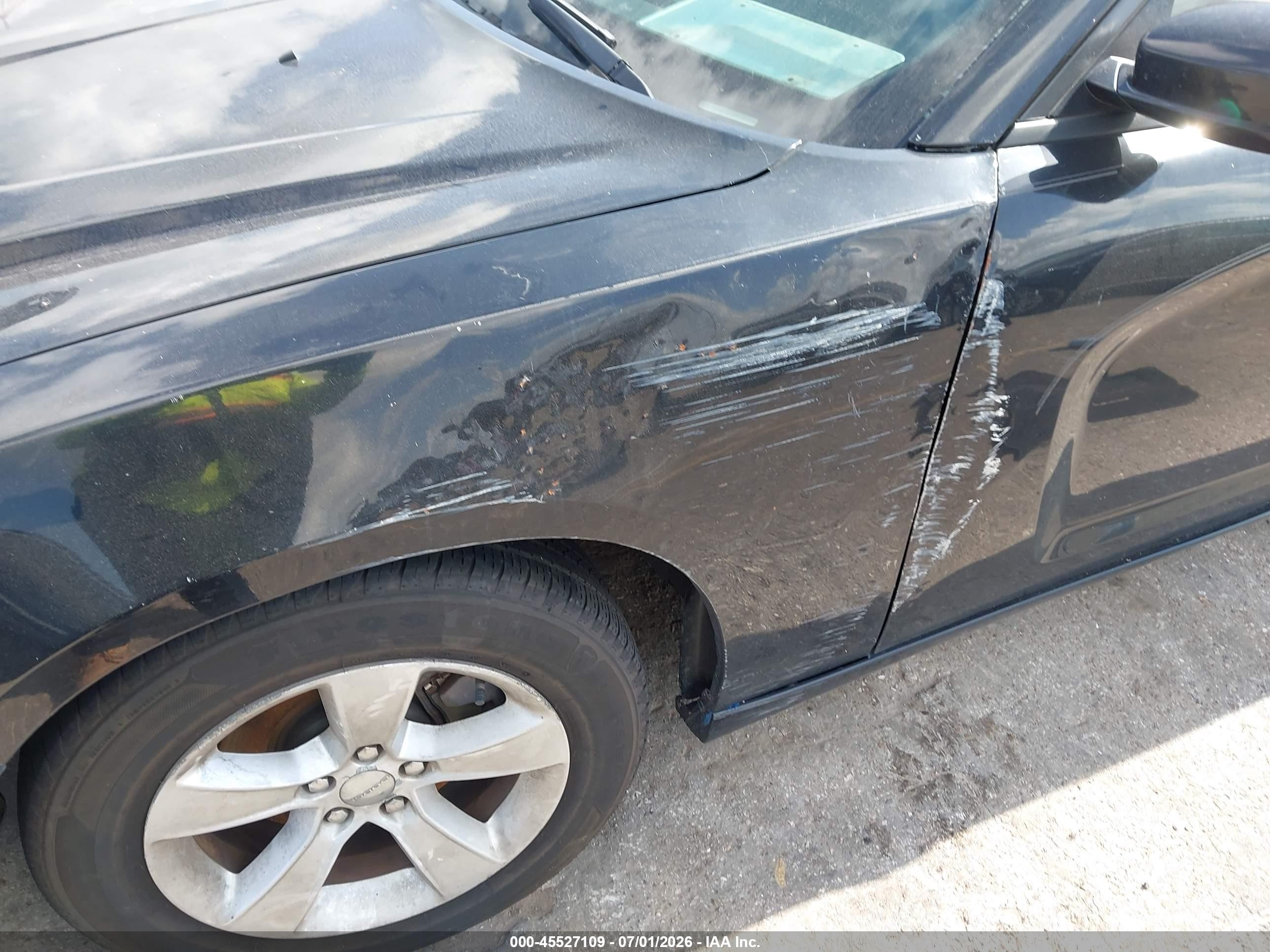 2014 Dodge Charger Sxt Black vin: 2C3CDXHG2EH363421