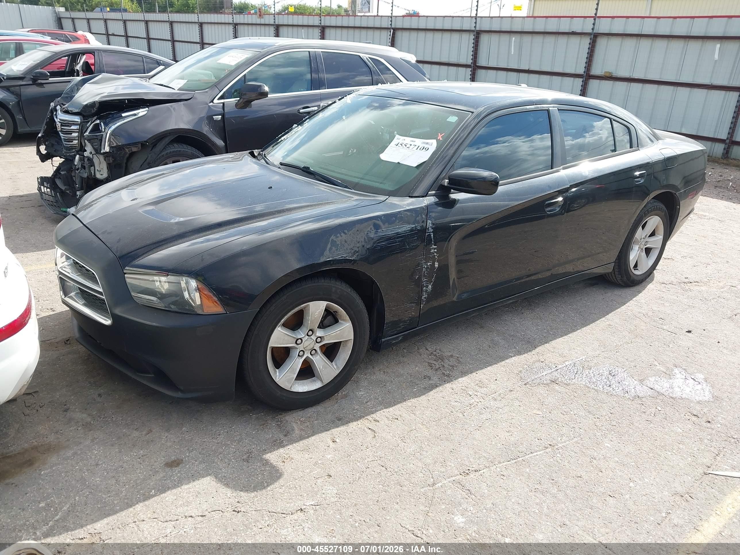 2014 Dodge Charger Sxt Black vin: 2C3CDXHG2EH363421