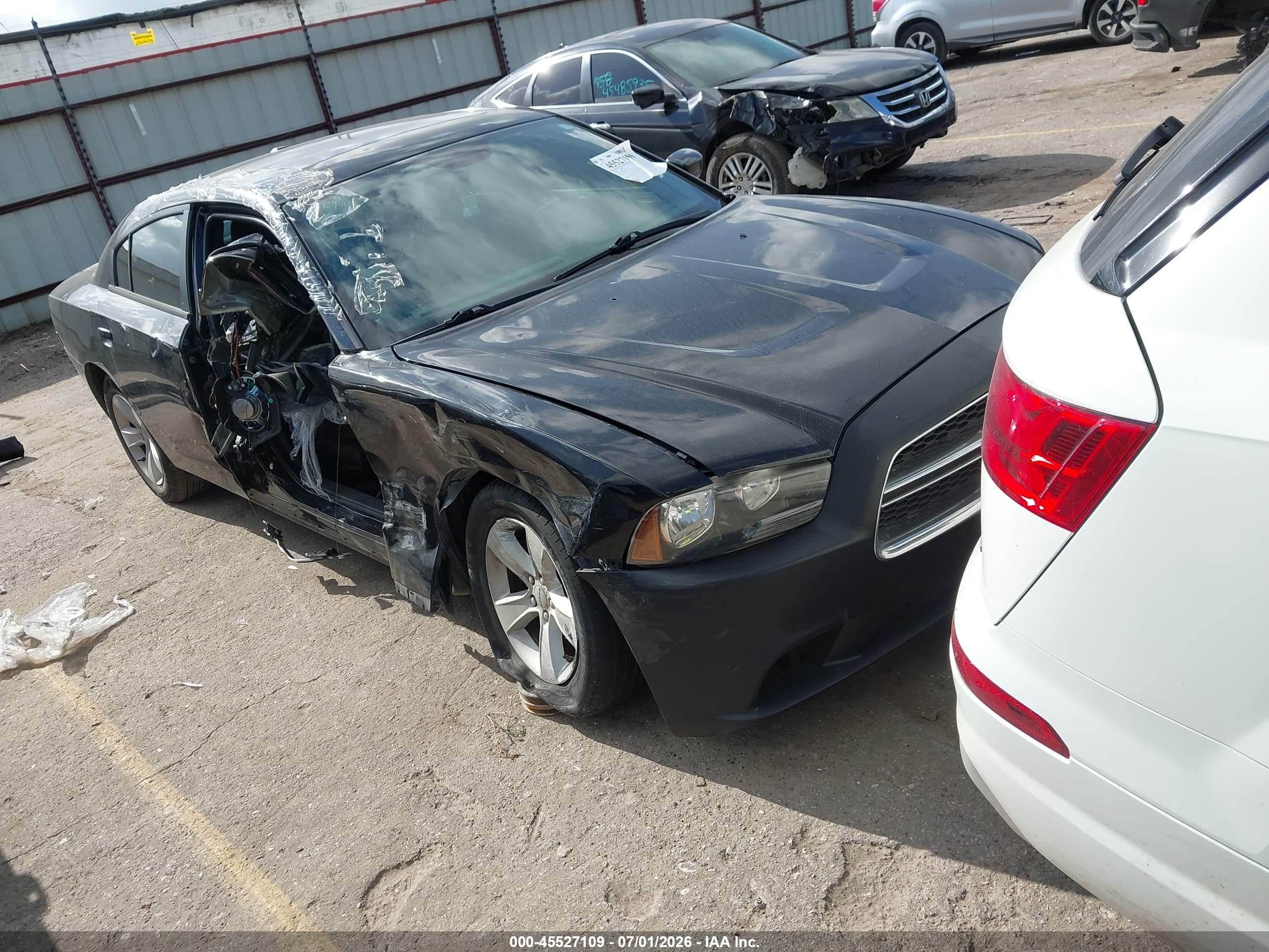 2014 Dodge Charger Sxt Black vin: 2C3CDXHG2EH363421