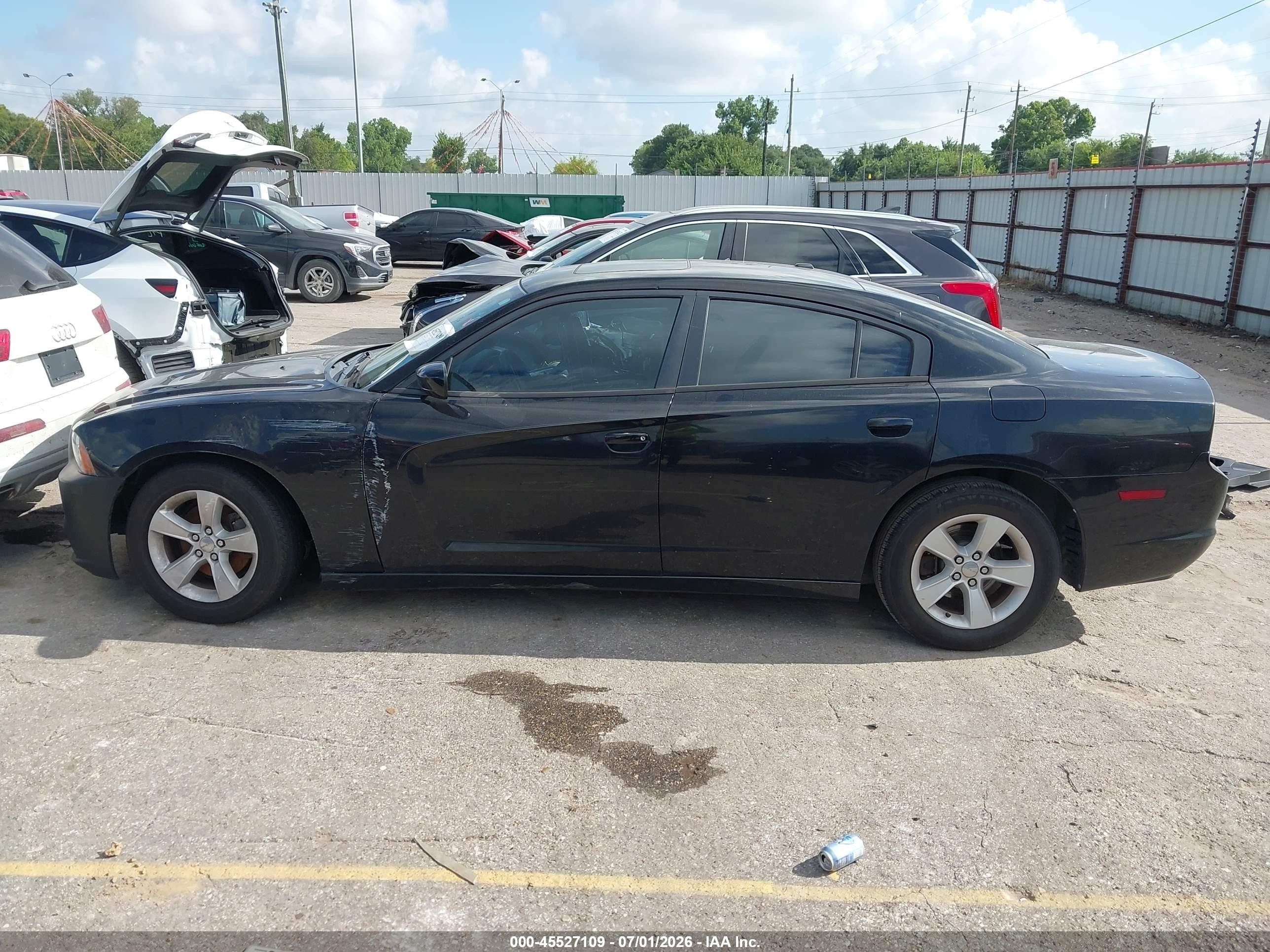 2014 Dodge Charger Sxt Black vin: 2C3CDXHG2EH363421