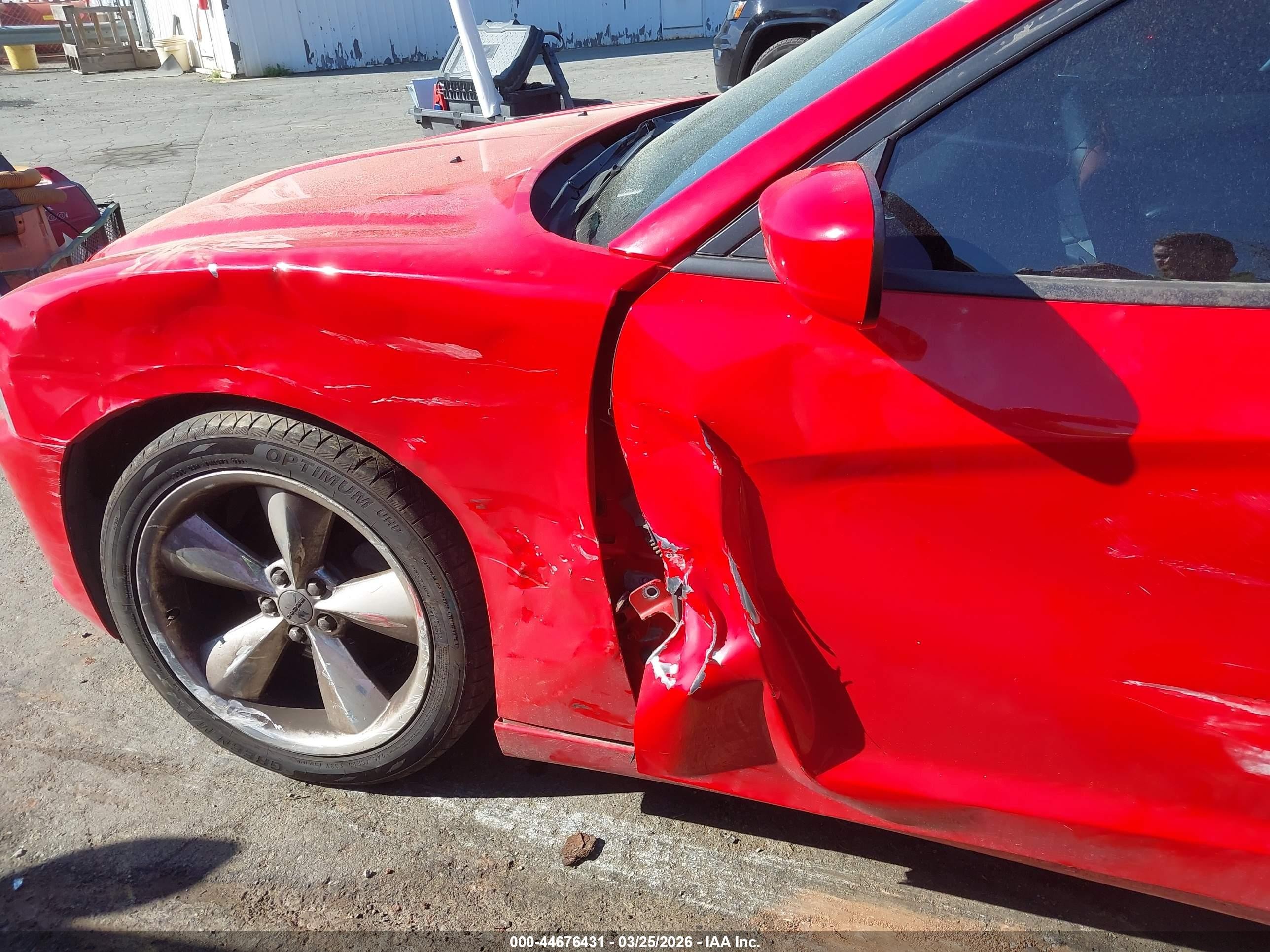 2014 Dodge Charger Sxt Red vin: 2C3CDXHG2EH364360