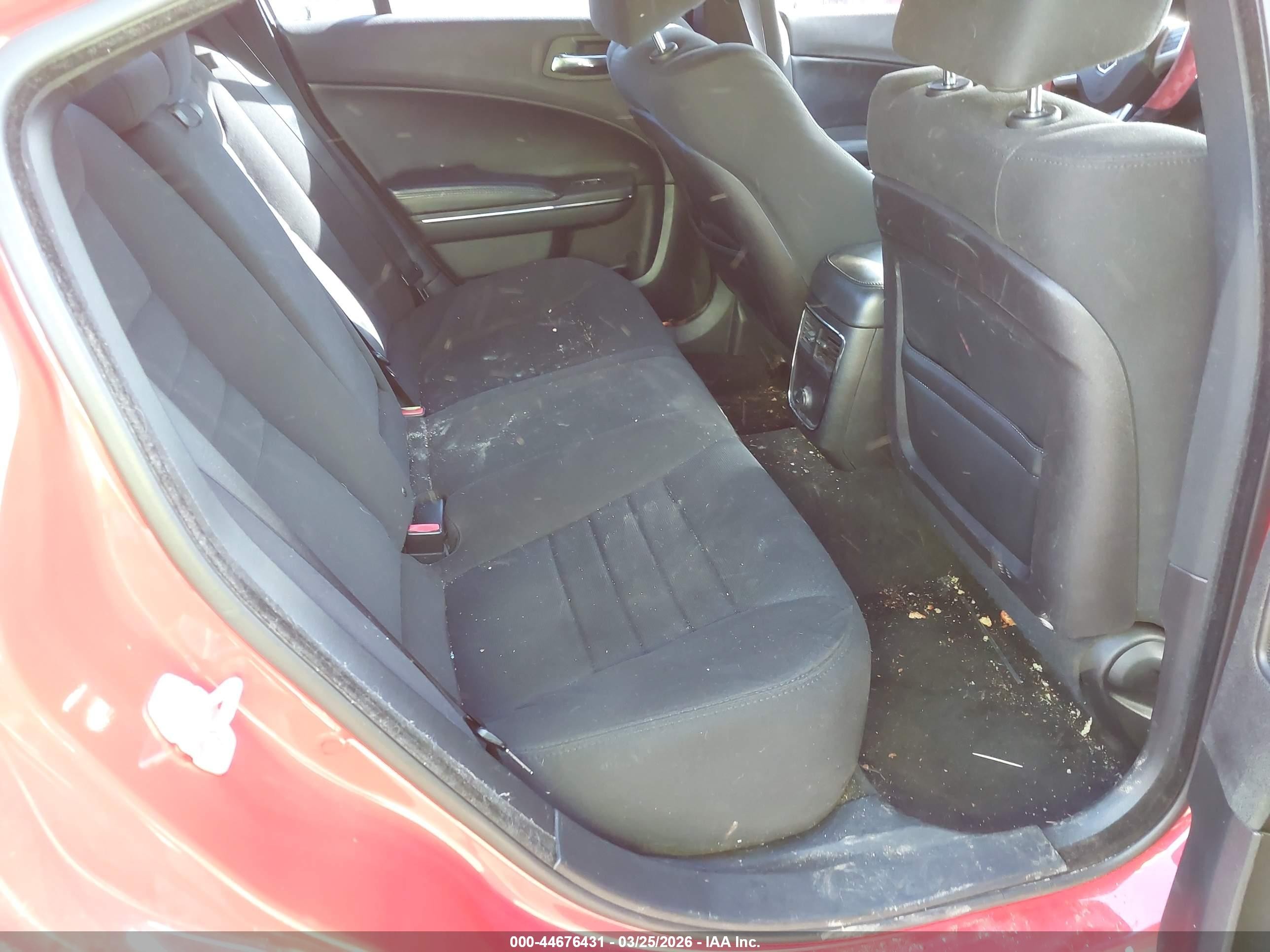 2014 Dodge Charger Sxt Red vin: 2C3CDXHG2EH364360
