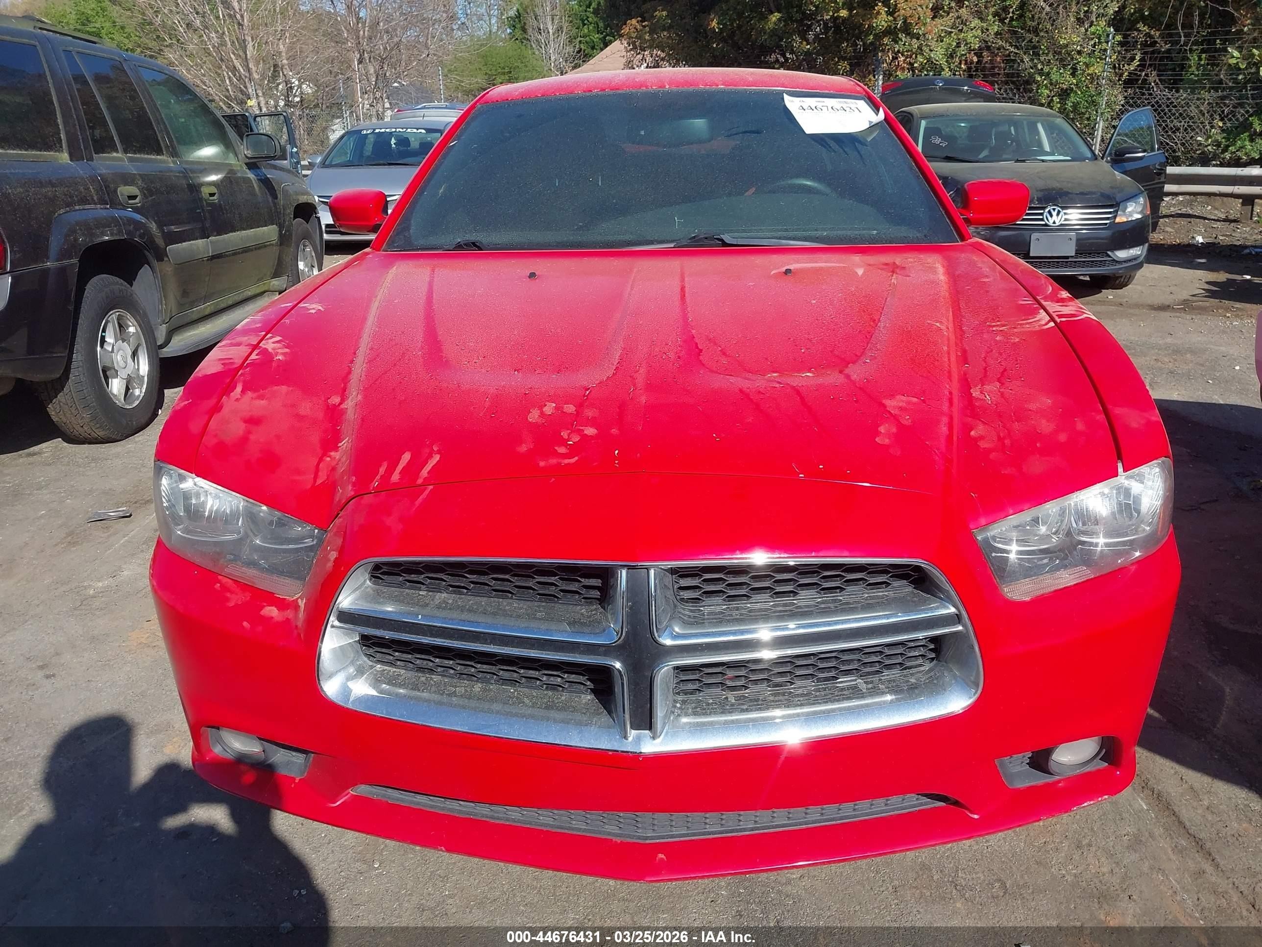 2014 Dodge Charger Sxt Red vin: 2C3CDXHG2EH364360