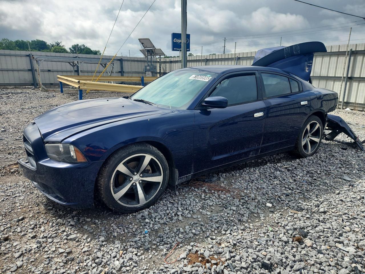 2014 Dodge Charger Sxt Blue vin: 2C3CDXHG2EH370014