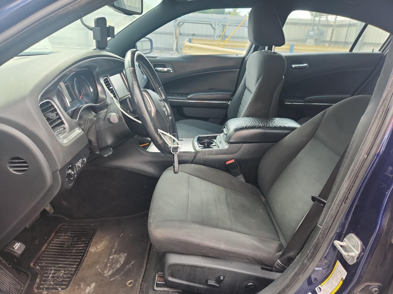 2014 Dodge Charger Sxt Blue vin: 2C3CDXHG2EH370014 Damage: Front Center Armrest, Worn, Replacement Required