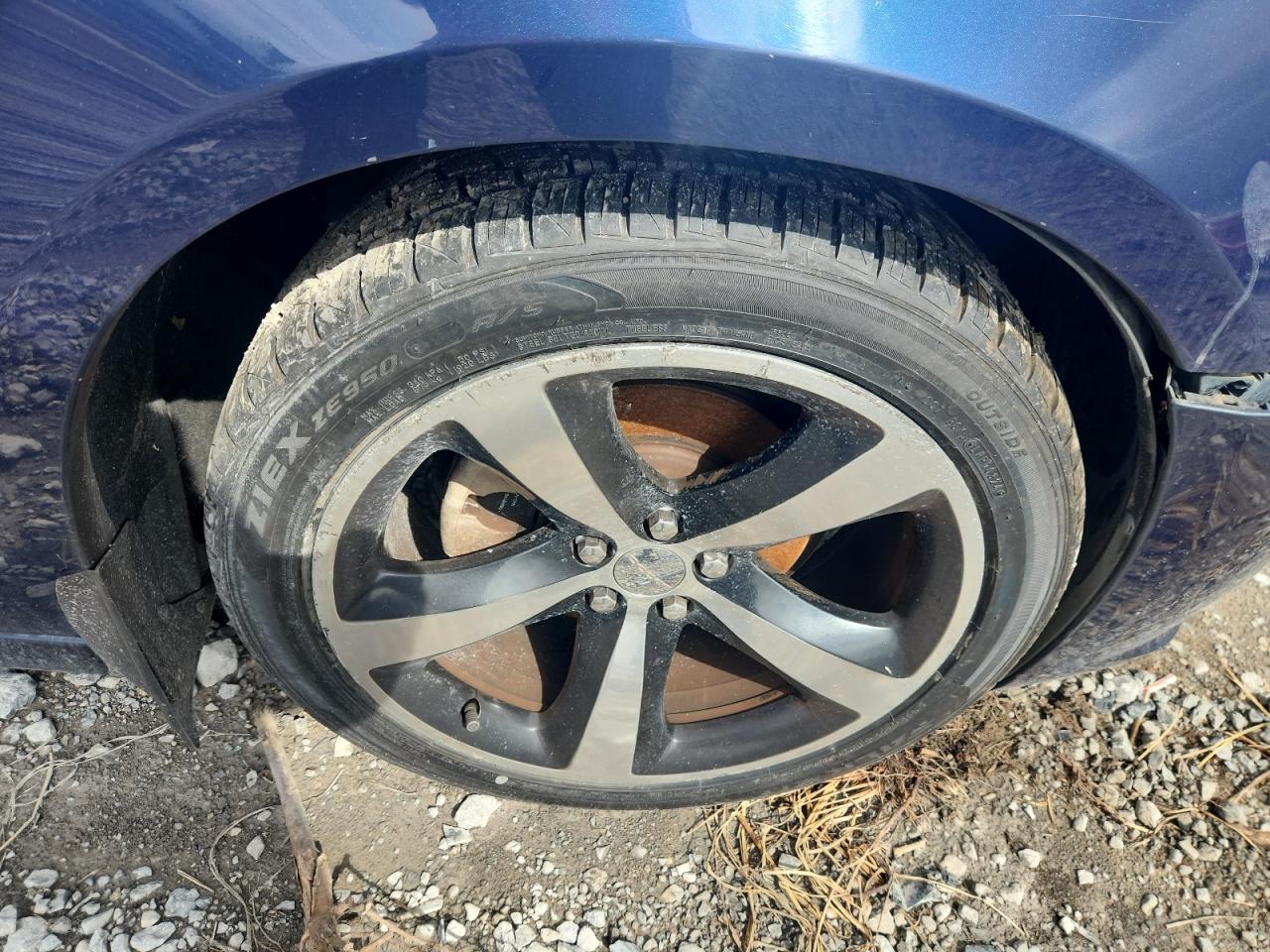 2014 Dodge Charger Sxt Blue vin: 2C3CDXHG2EH370014 Damage: Right Front Wheel, Curb Rash, > 12 Inches