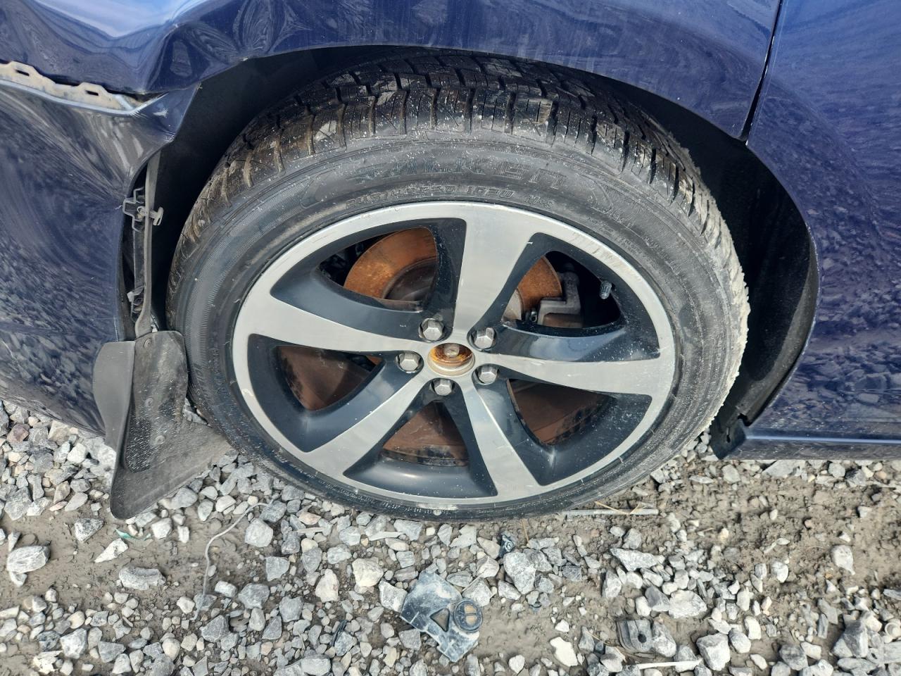 2014 Dodge Charger Sxt Blue vin: 2C3CDXHG2EH370014 Damage: Right Rear Center Cap, Missing, Replacement Required