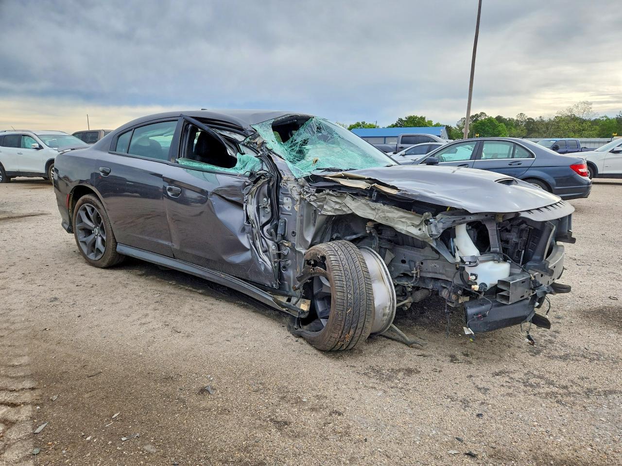 2019 Dodge Charger Gt Серый vin: 2C3CDXHG2KH630617