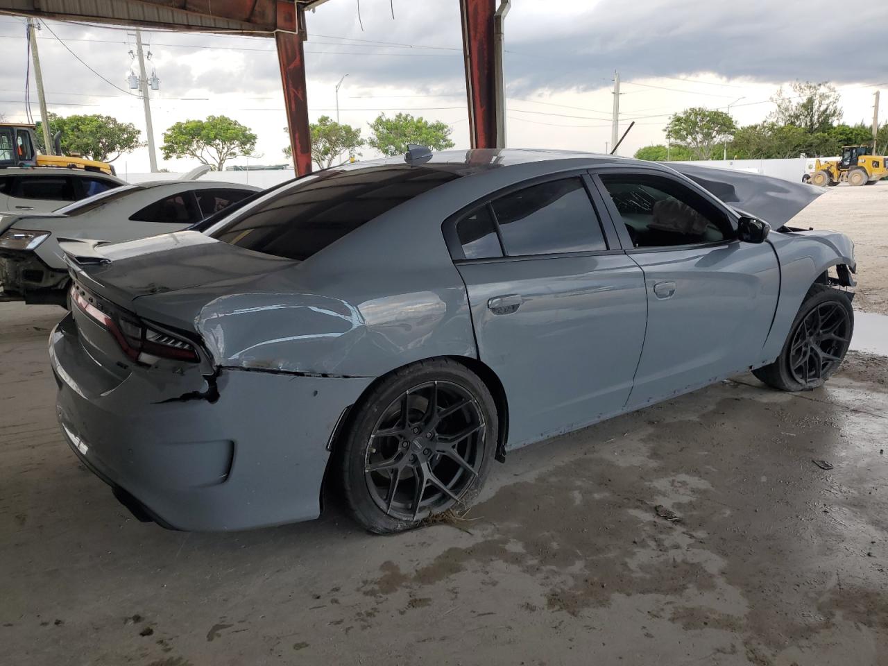 2022 Dodge Charger Gt Silver vin: 2C3CDXHG2NH104248