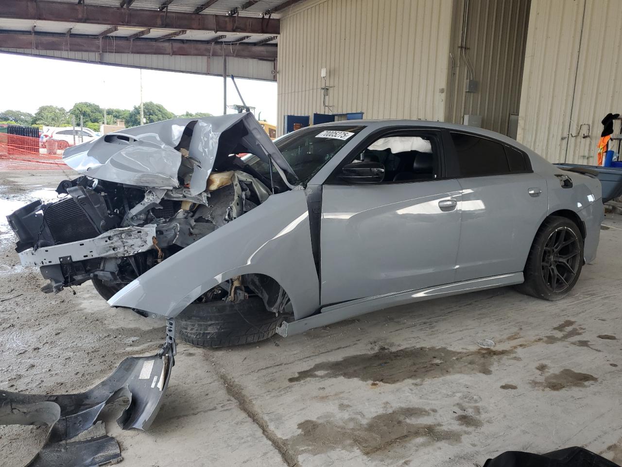 2022 Dodge Charger Gt Silver vin: 2C3CDXHG2NH104248