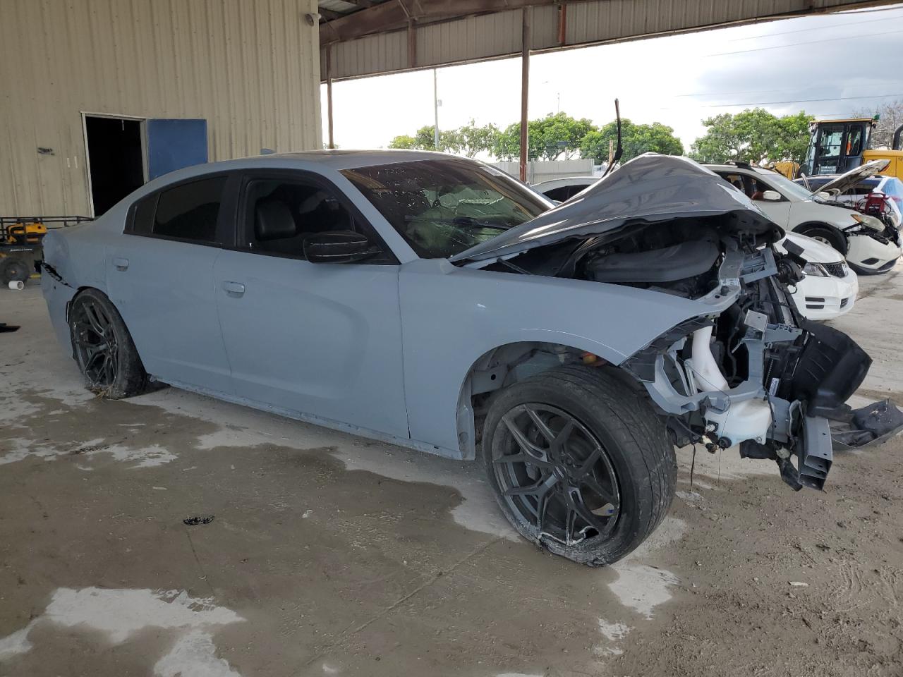 2022 Dodge Charger Gt Silver vin: 2C3CDXHG2NH104248