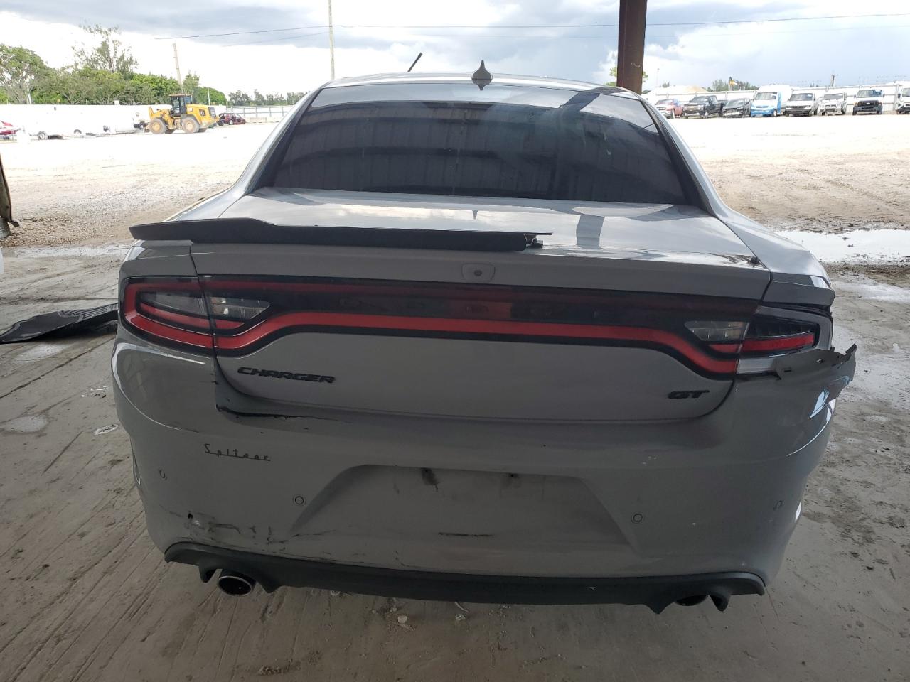 2022 Dodge Charger Gt Silver vin: 2C3CDXHG2NH104248