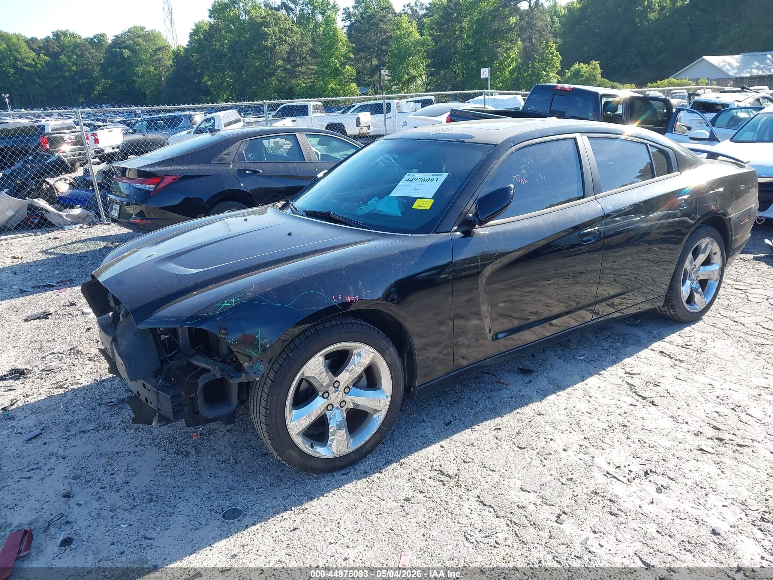 2012 Dodge Charger Sxt Black vin: 2C3CDXHG3CH122030