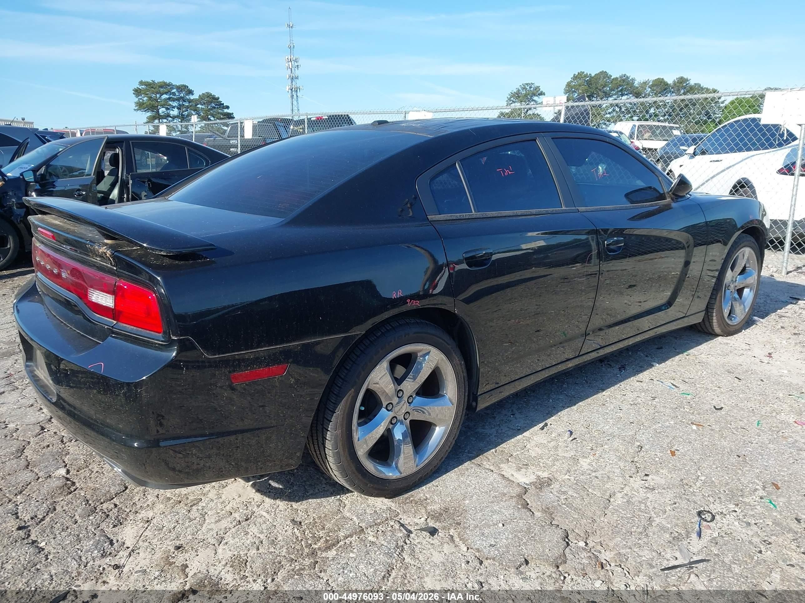 2012 Dodge Charger Sxt Black vin: 2C3CDXHG3CH122030