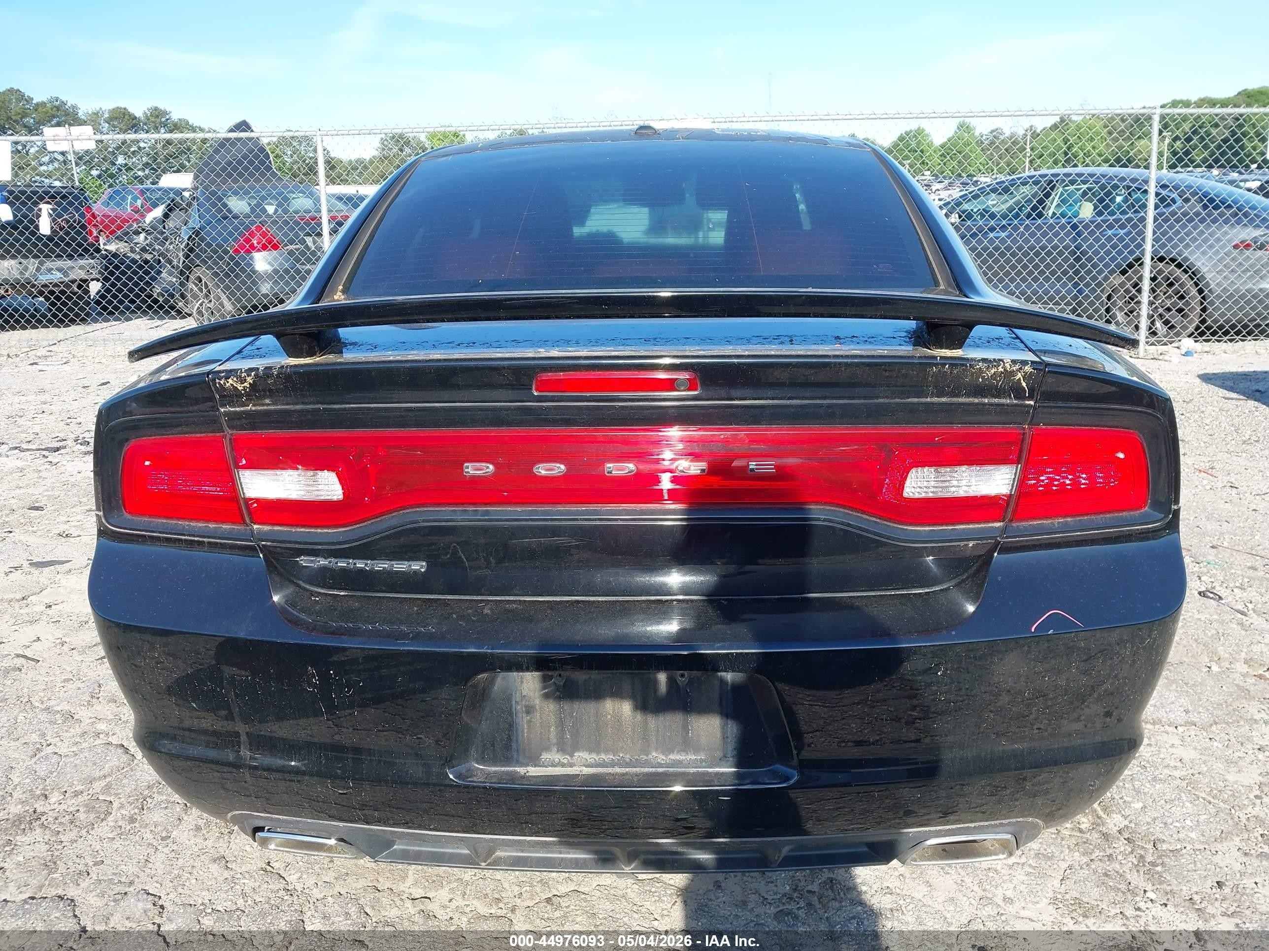 2012 Dodge Charger Sxt Black vin: 2C3CDXHG3CH122030
