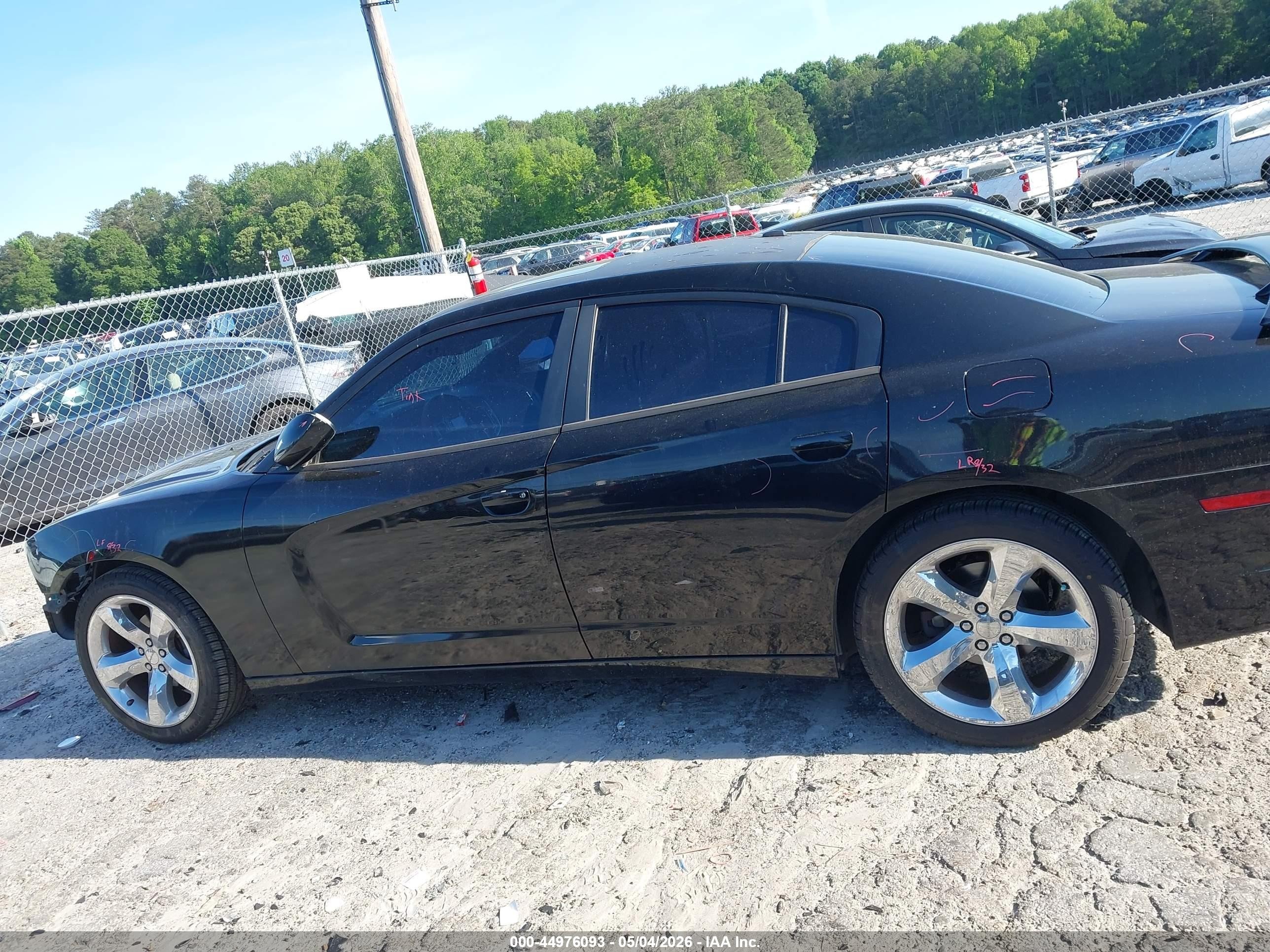 2012 Dodge Charger Sxt Black vin: 2C3CDXHG3CH122030