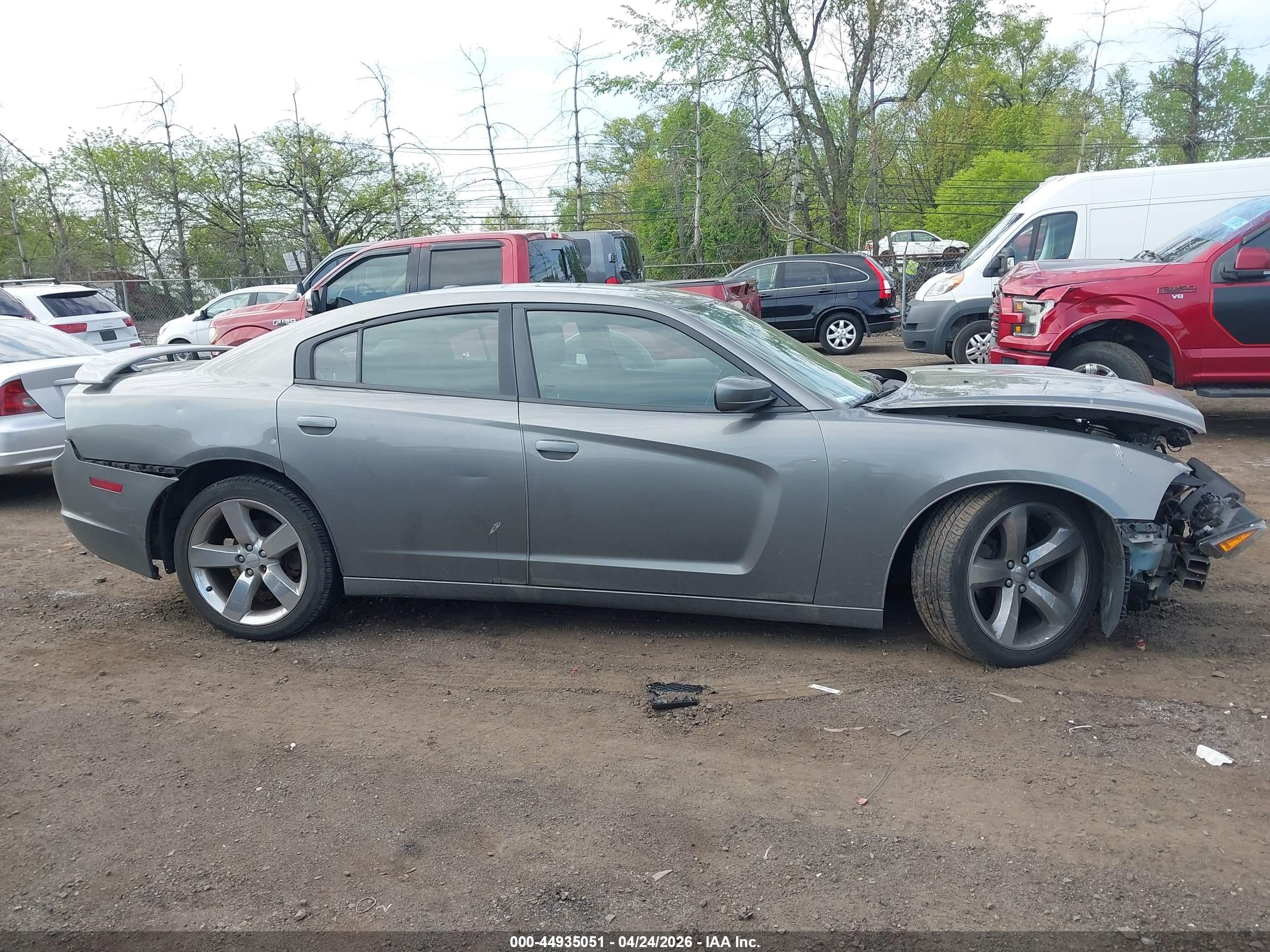 2012 Dodge Charger Sxt Gray vin: 2C3CDXHG3CH213489