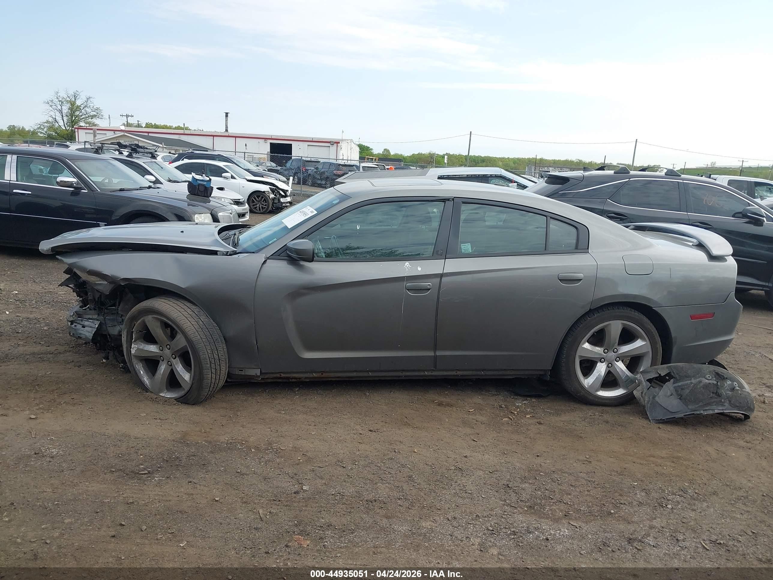 2012 Dodge Charger Sxt Gray vin: 2C3CDXHG3CH213489