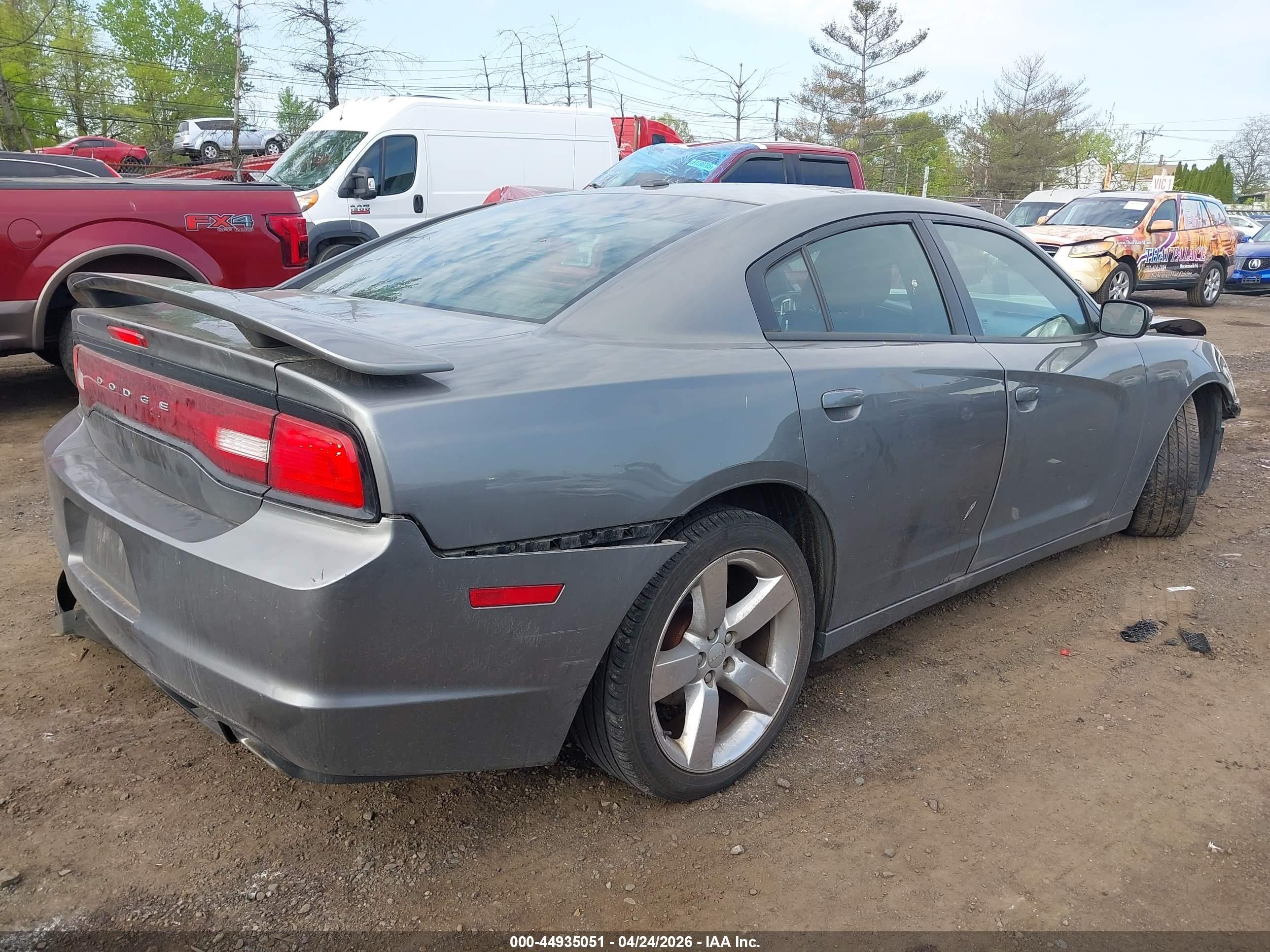 2012 Dodge Charger Sxt Gray vin: 2C3CDXHG3CH213489