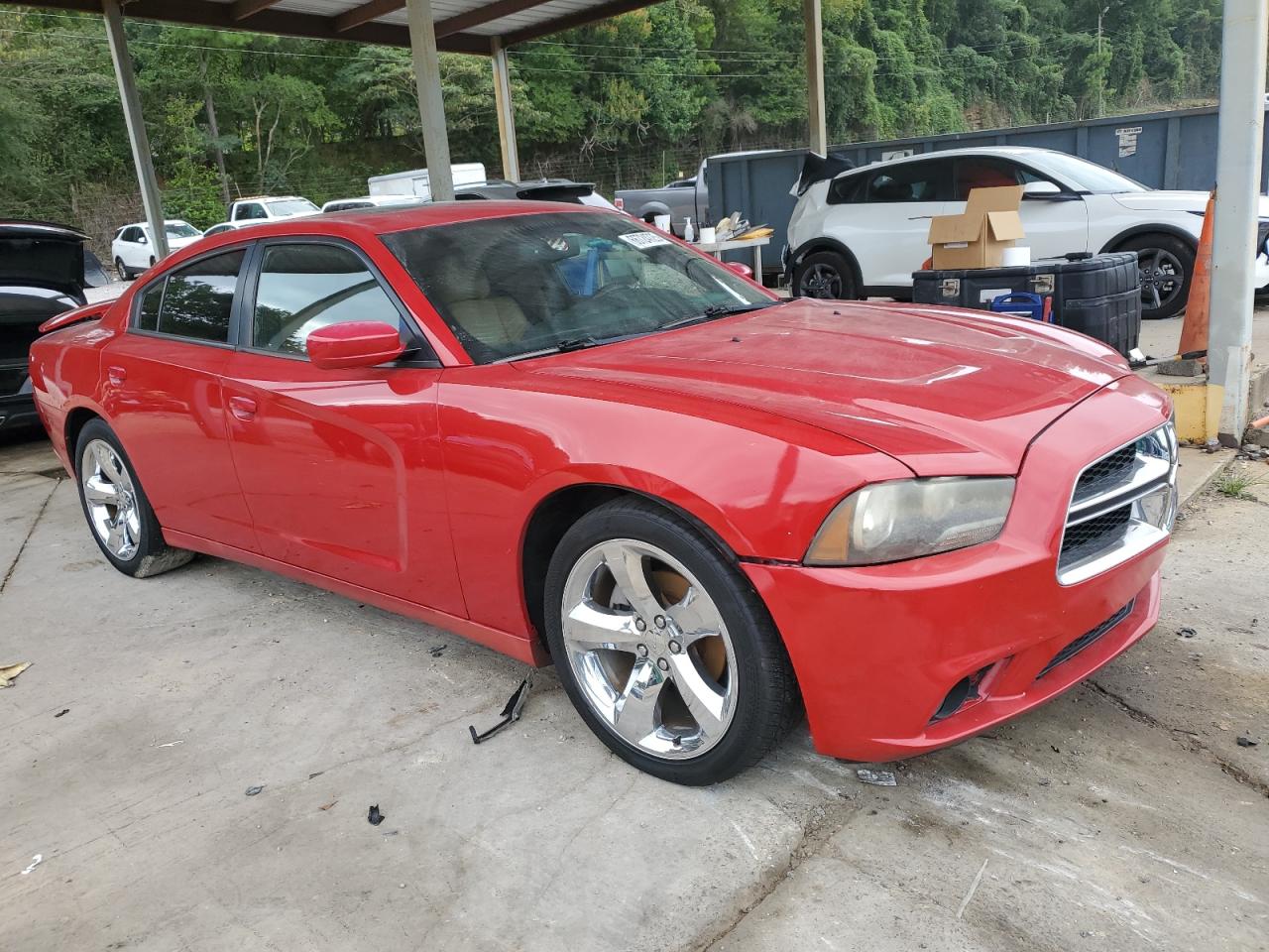 2012 Dodge Charger Sxt Red vin: 2C3CDXHG3CH215517