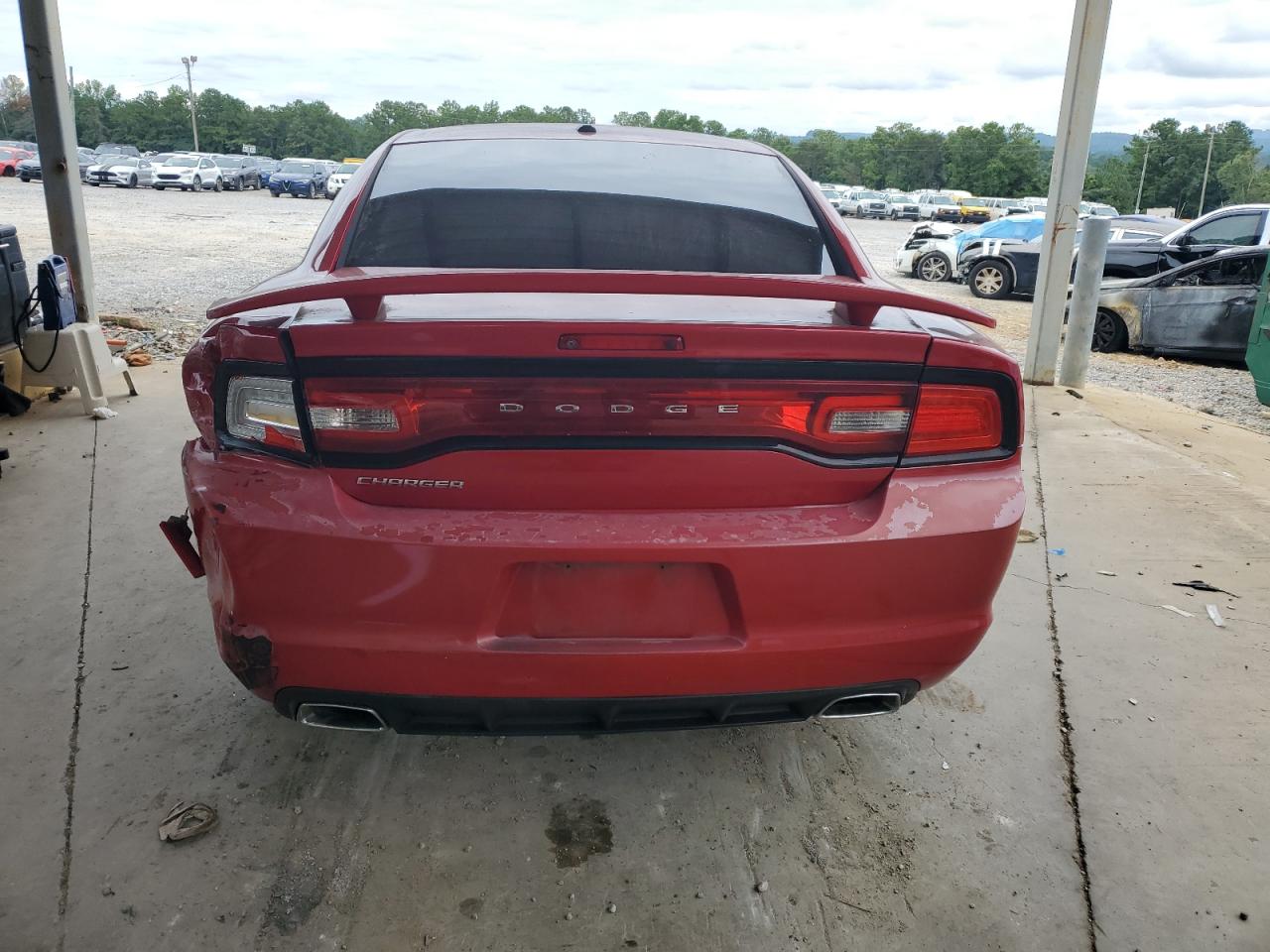 2012 Dodge Charger Sxt Red vin: 2C3CDXHG3CH215517