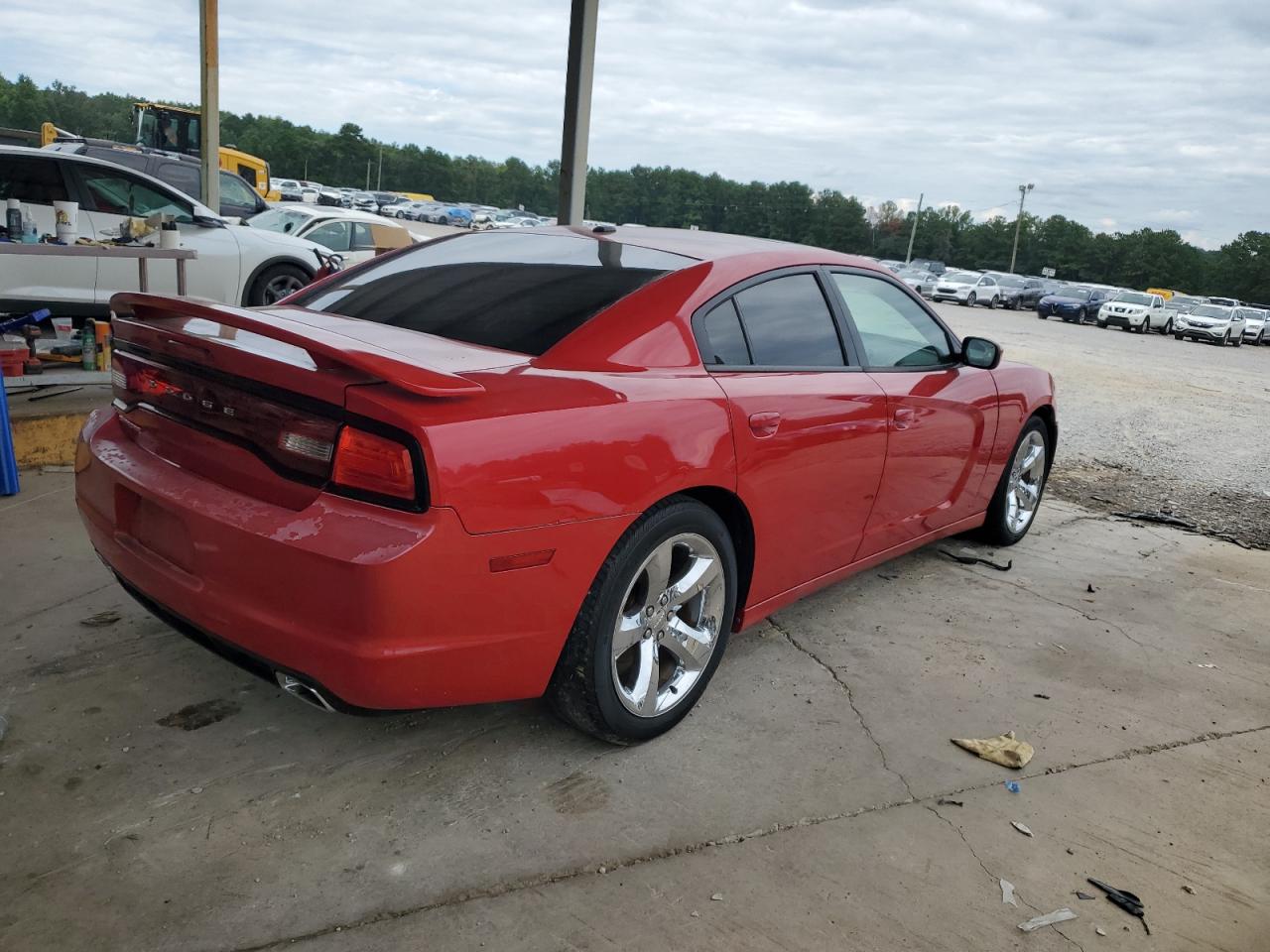2012 Dodge Charger Sxt Red vin: 2C3CDXHG3CH215517