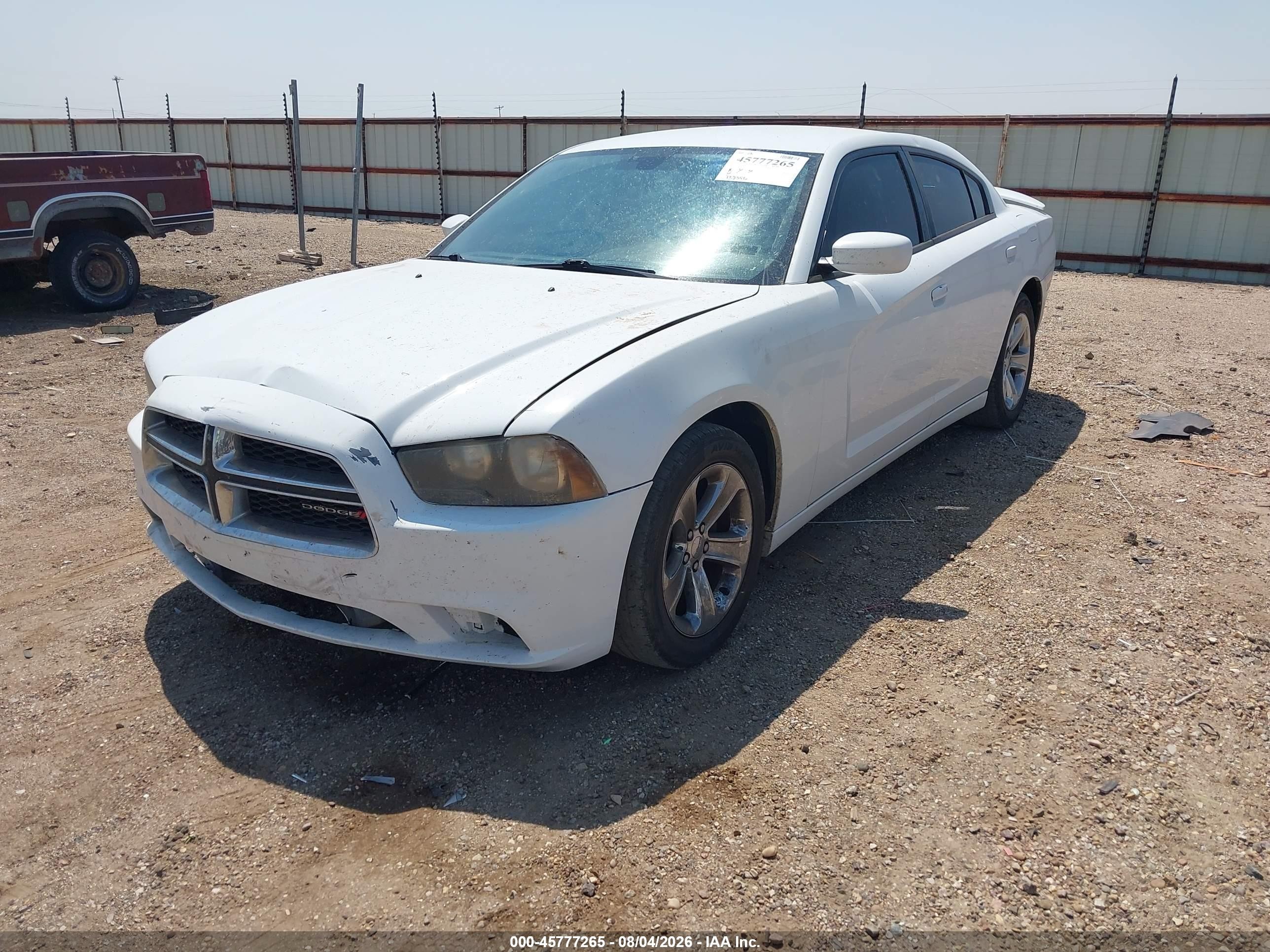 2013 Dodge Charger Sxt White vin: 2C3CDXHG3DH571080