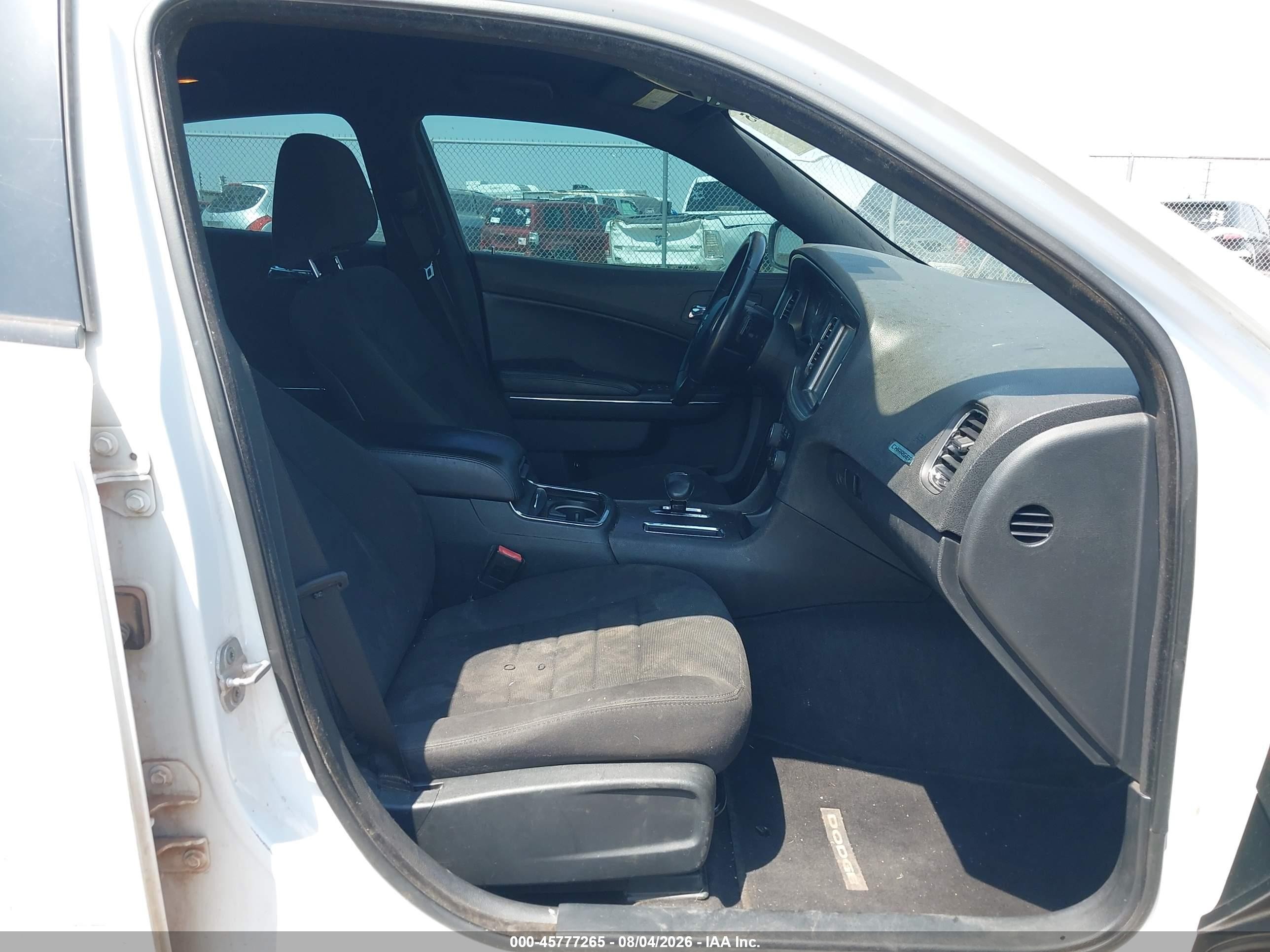 2013 Dodge Charger Sxt White vin: 2C3CDXHG3DH571080