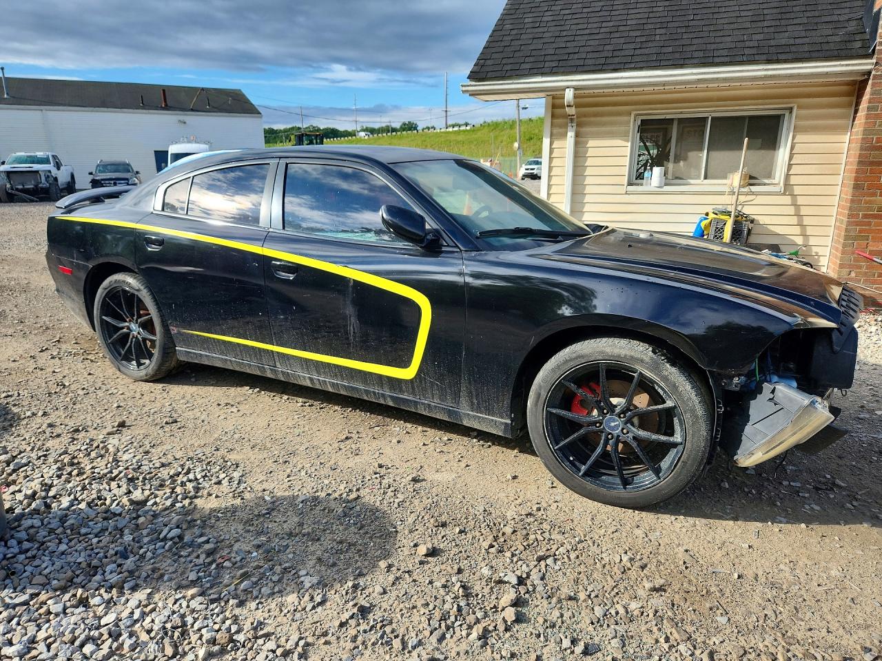 2014 Dodge Charger Sxt Black vin: 2C3CDXHG3EH141180