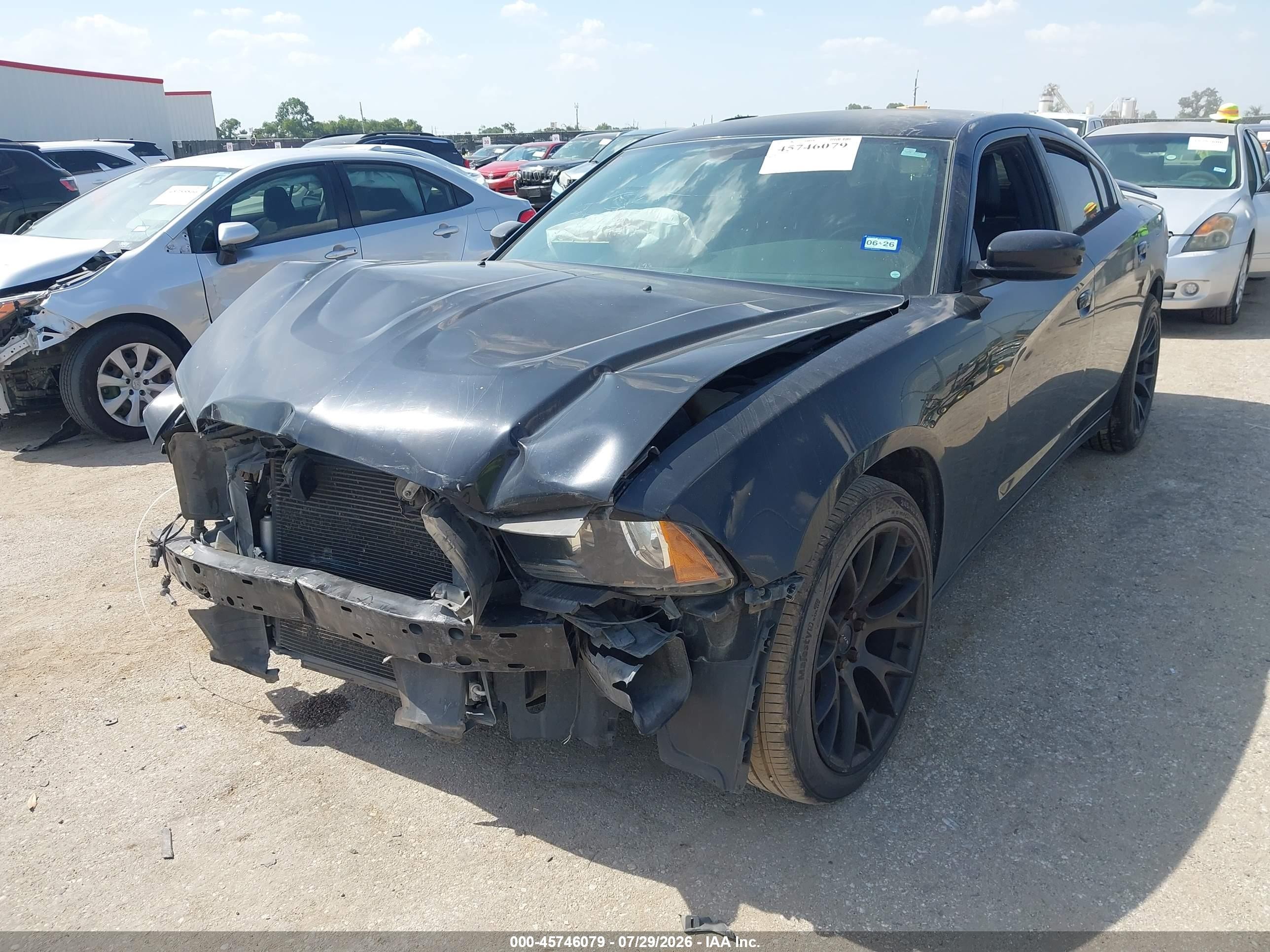 2014 Dodge Charger Sxt Plus Black vin: 2C3CDXHG3EH178181