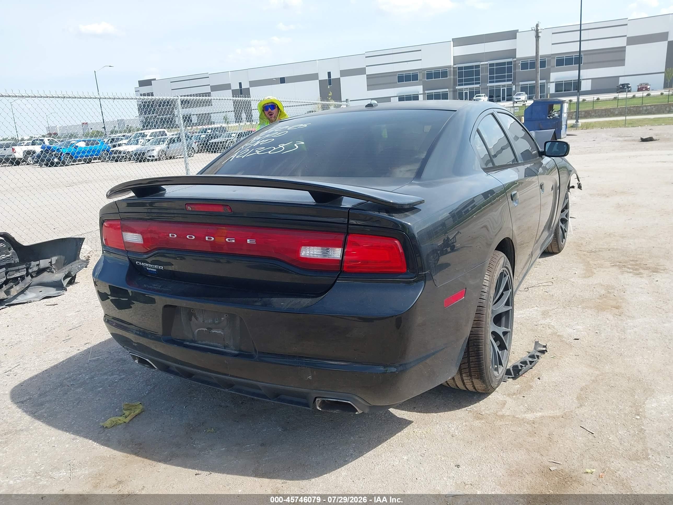2014 Dodge Charger Sxt Plus Black vin: 2C3CDXHG3EH178181