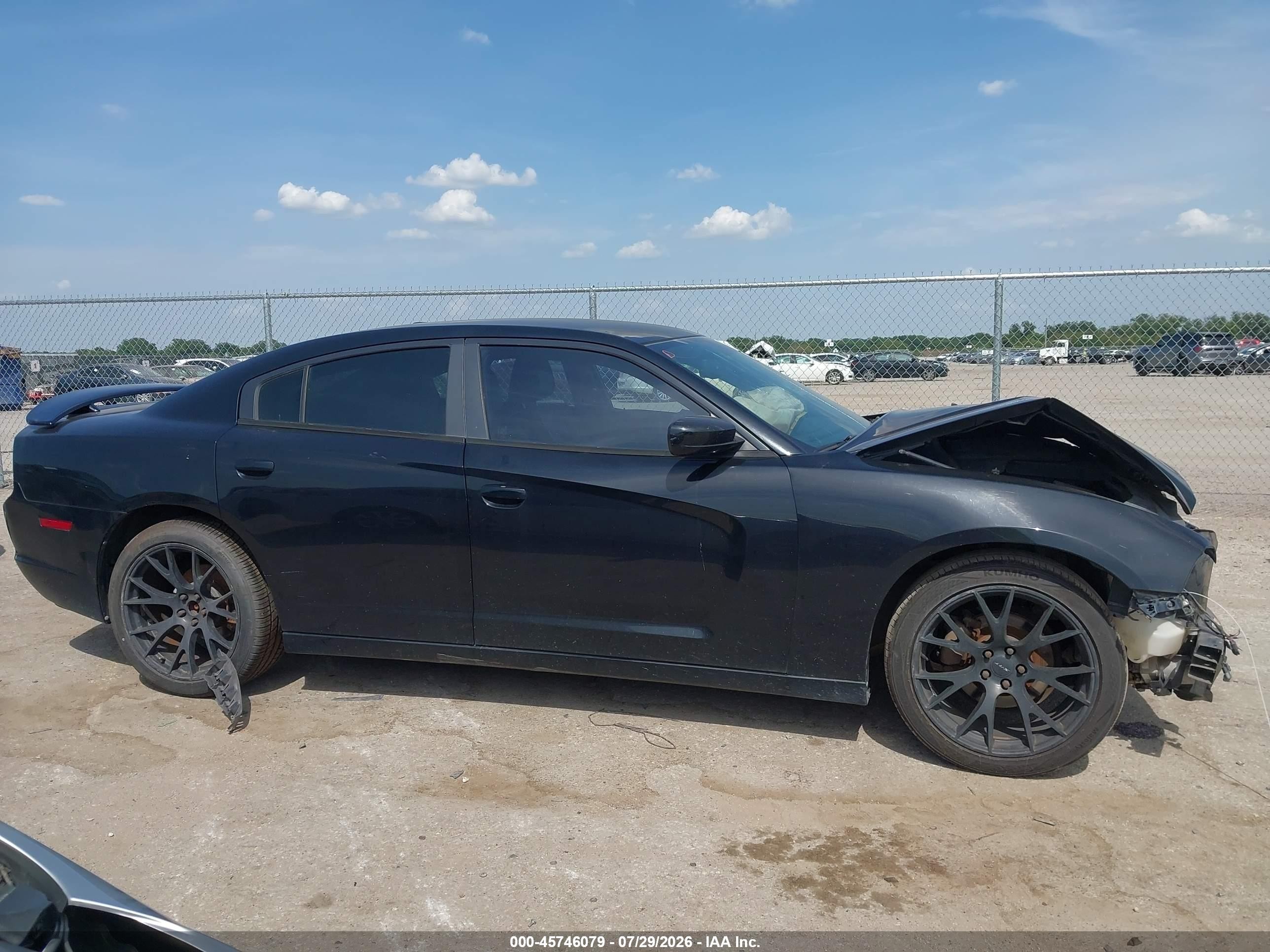 2014 Dodge Charger Sxt Plus Black vin: 2C3CDXHG3EH178181