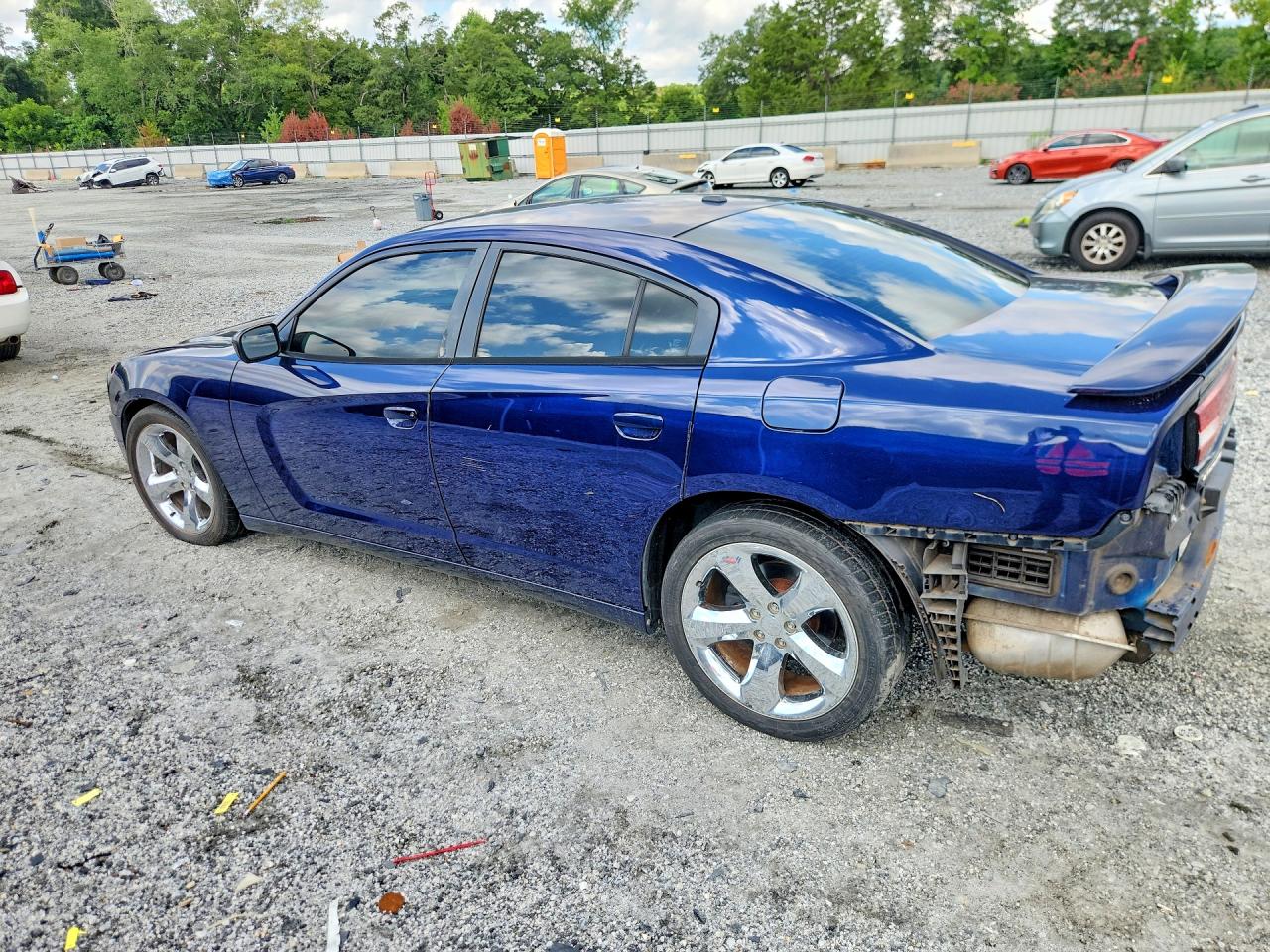 2014 Dodge Charger Sxt Синий vin: 2C3CDXHG3EH206738