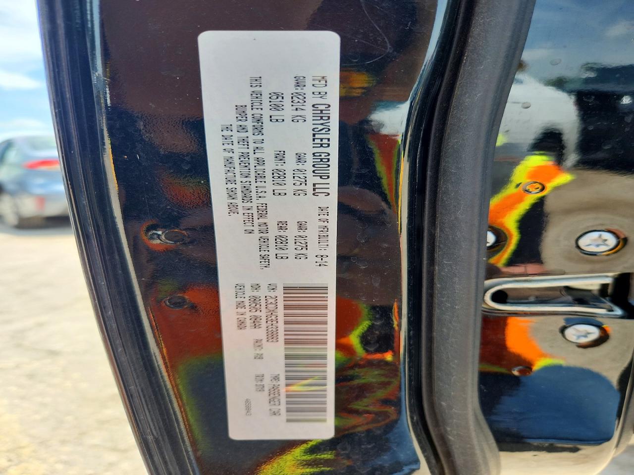 2014 Dodge Charger Sxt Black vin: 2C3CDXHG3EH338883