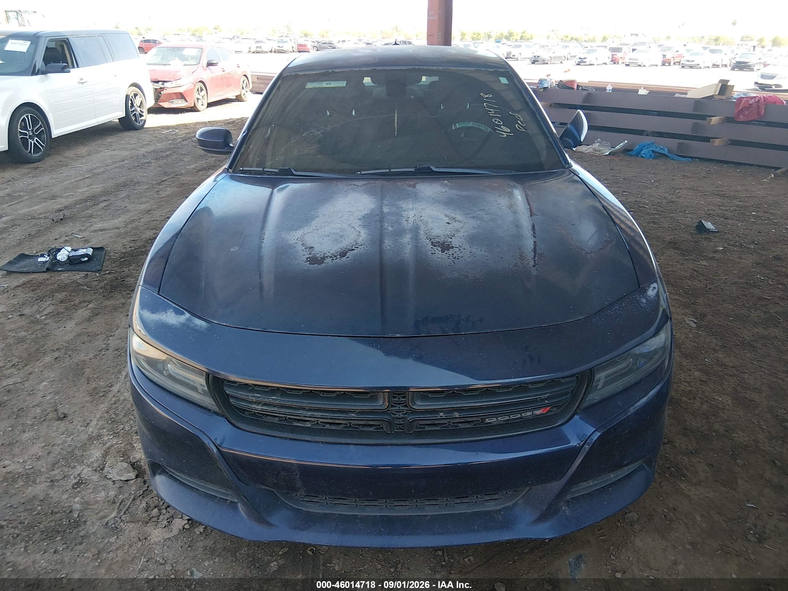 2015 Dodge Charger Sxt Black vin: 2C3CDXHG3FH730148