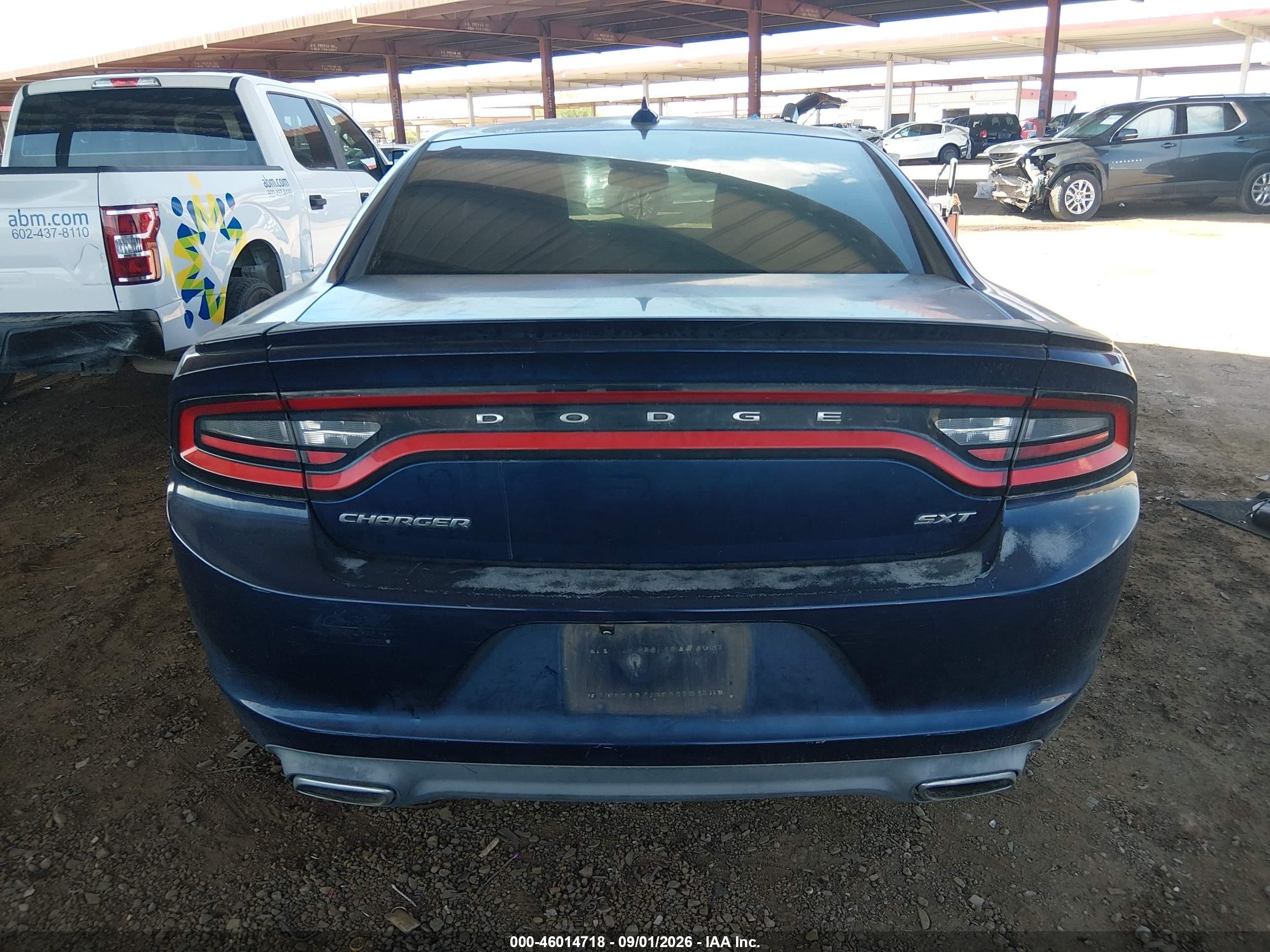 2015 Dodge Charger Sxt Black vin: 2C3CDXHG3FH730148