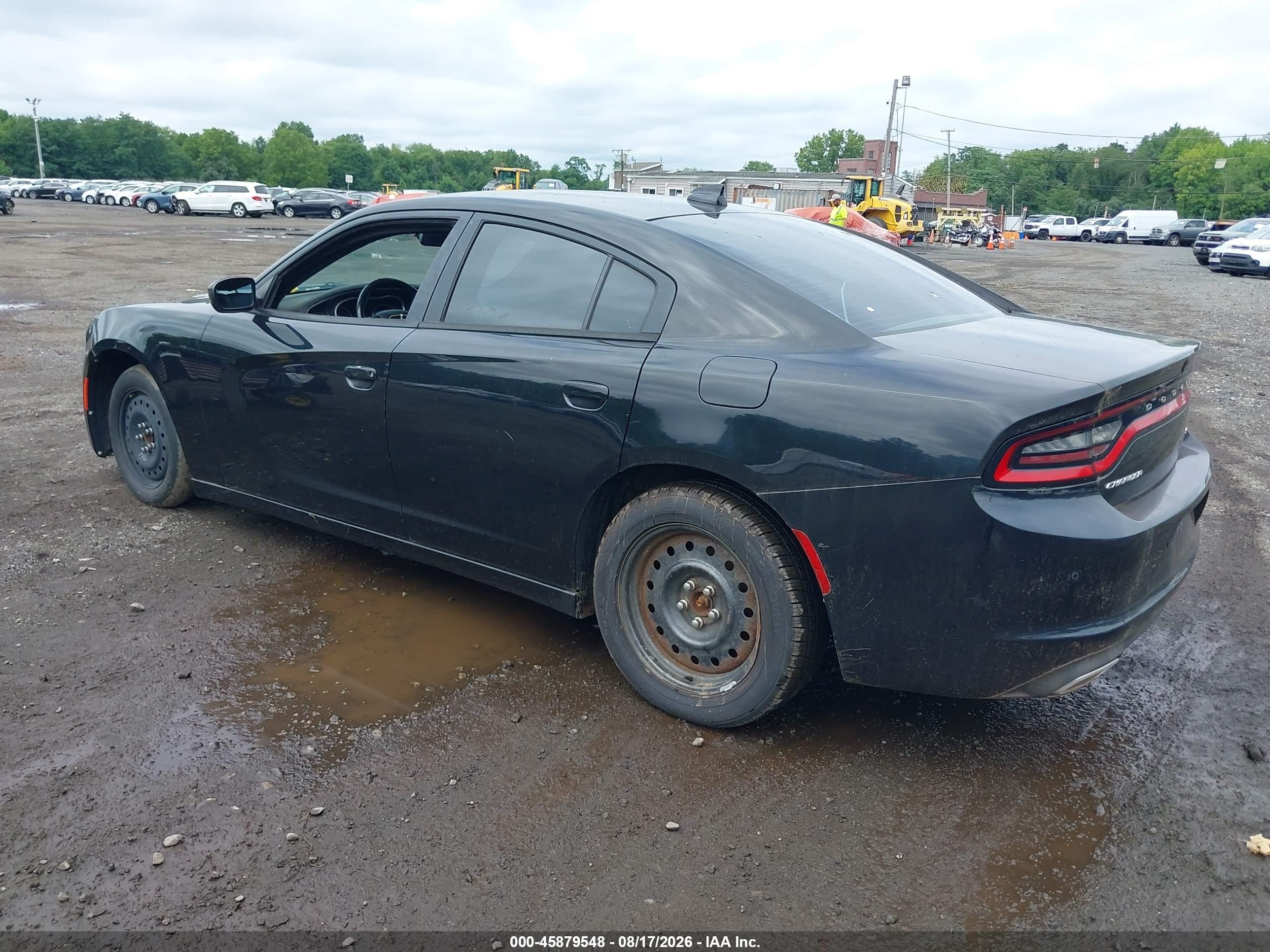 2015 Dodge Charger Sxt Black vin: 2C3CDXHG3FH827558