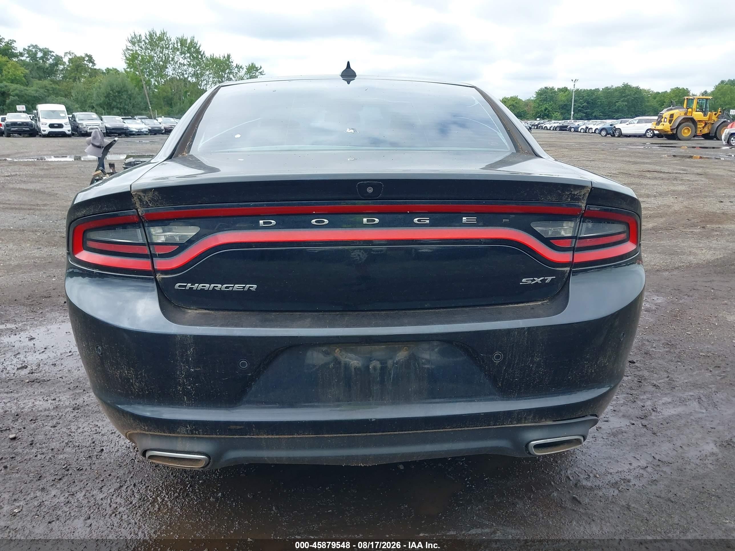 2015 Dodge Charger Sxt Black vin: 2C3CDXHG3FH827558