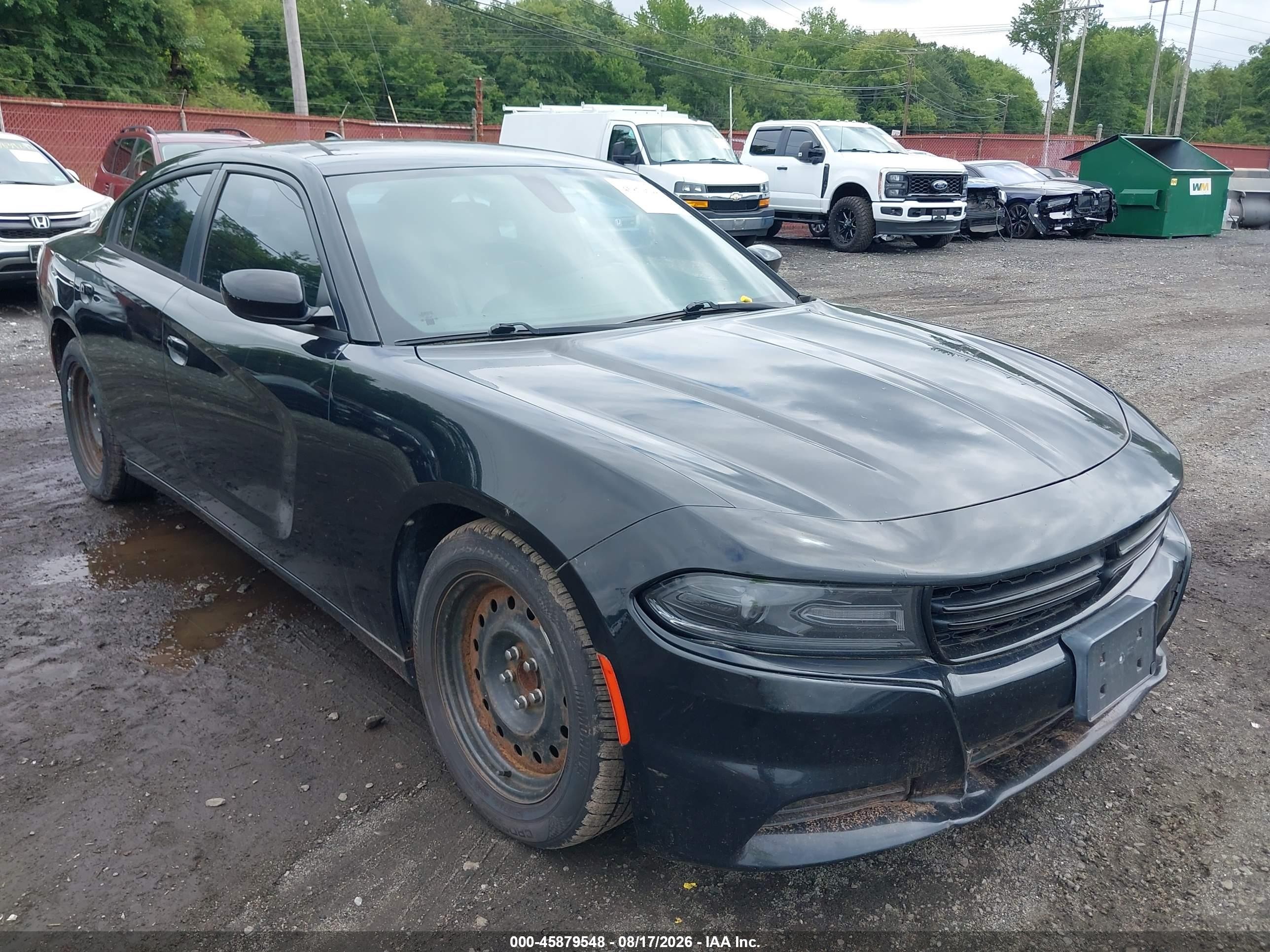 2015 Dodge Charger Sxt Black vin: 2C3CDXHG3FH827558