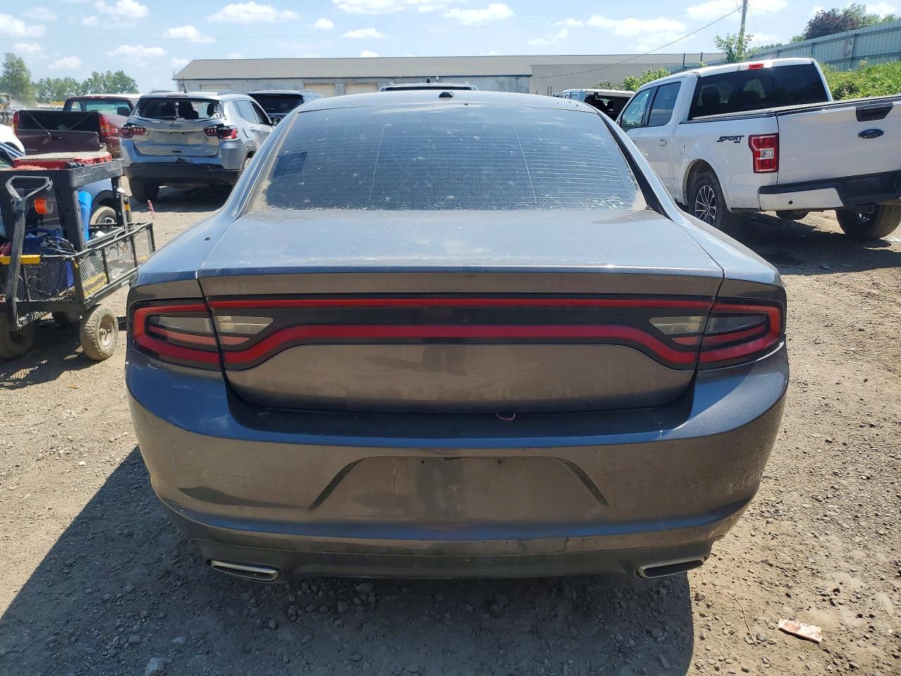 2015 Dodge Charger Sxt Gray vin: 2C3CDXHG3FH835627