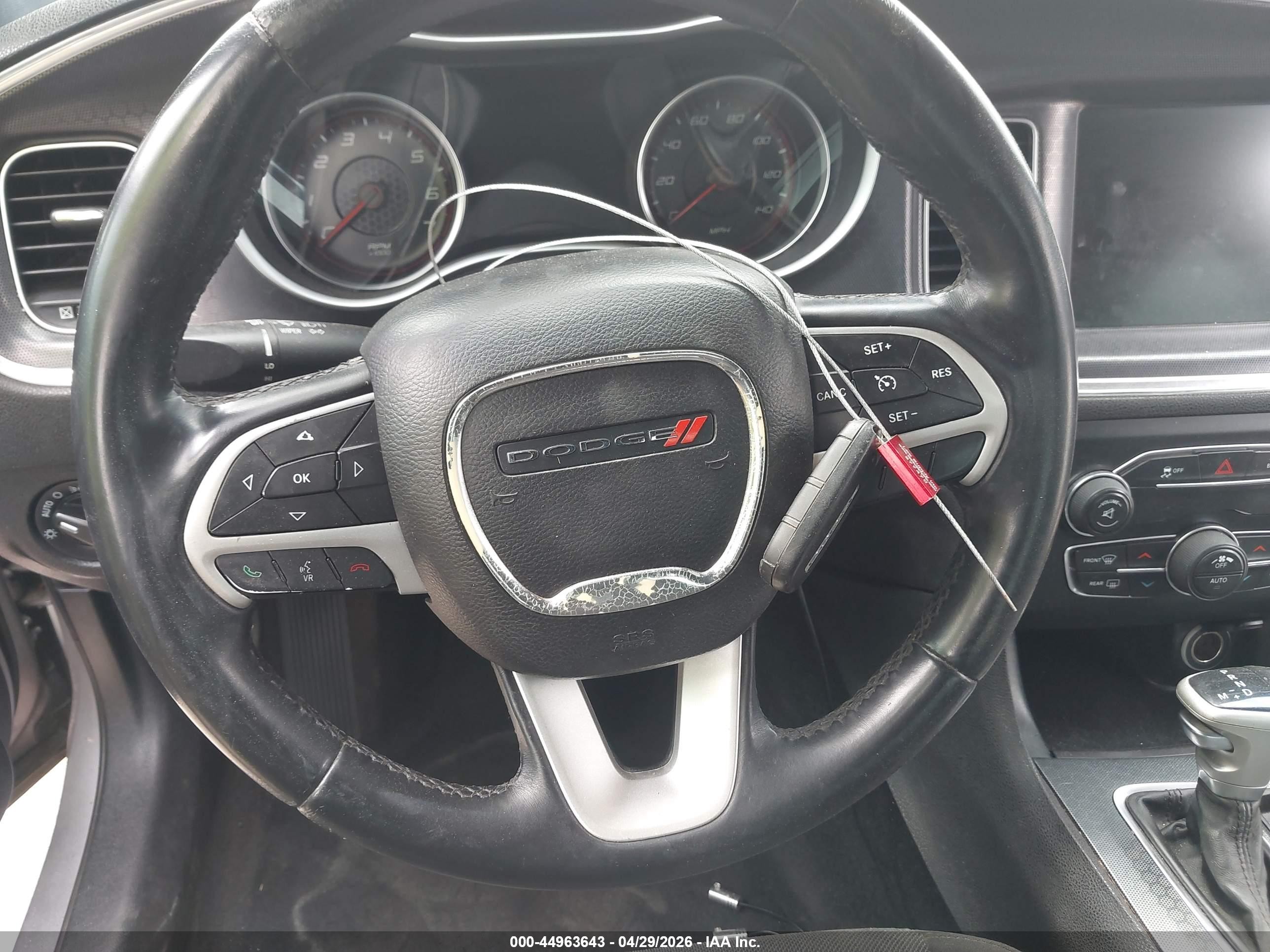 2015 Dodge Charger Sxt Gray vin: 2C3CDXHG3FH870247