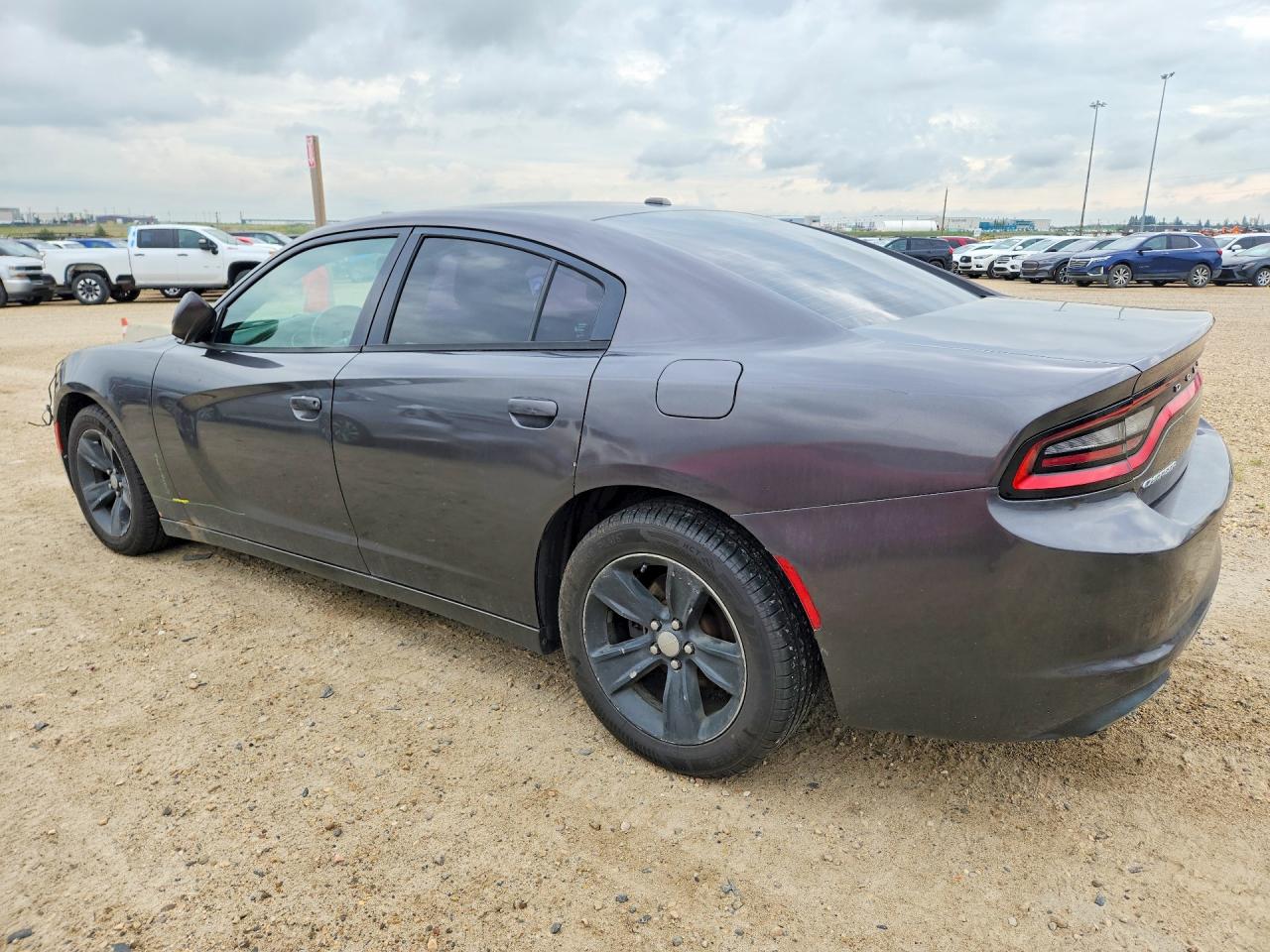 2015 Dodge Charger Sxt Gray vin: 2C3CDXHG3FH879143