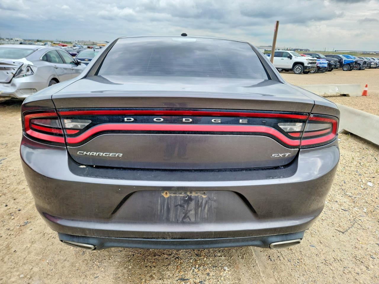 2015 Dodge Charger Sxt Gray vin: 2C3CDXHG3FH879143
