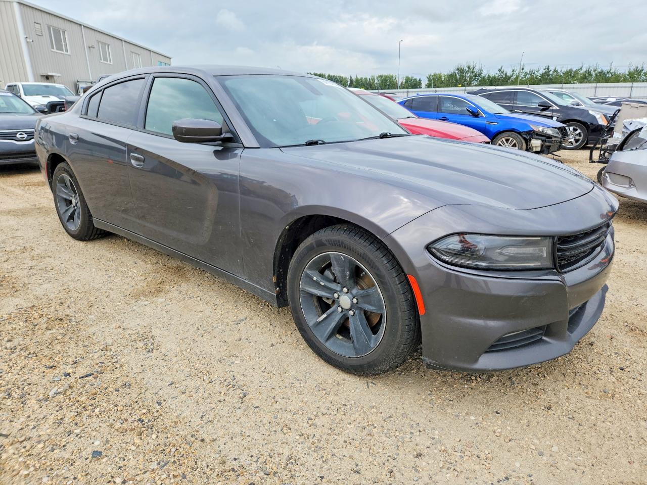 2015 Dodge Charger Sxt Gray vin: 2C3CDXHG3FH879143