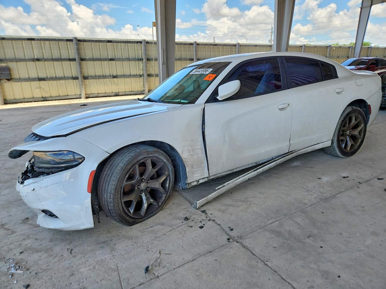2015 Dodge Charger Sxt Белый vin: 2C3CDXHG3FH900282