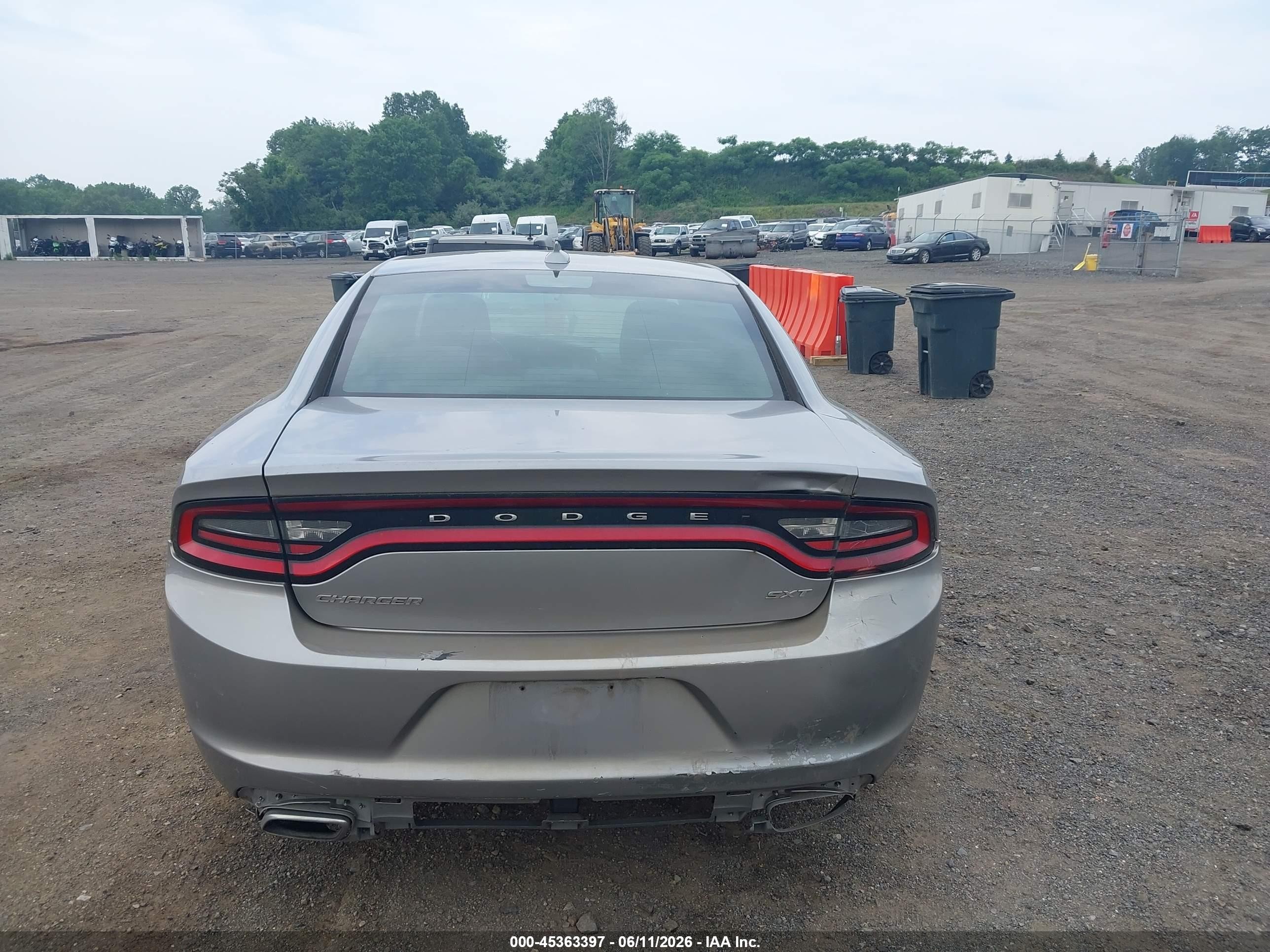 2016 Dodge Charger Sxt Gray vin: 2C3CDXHG3GH132661
